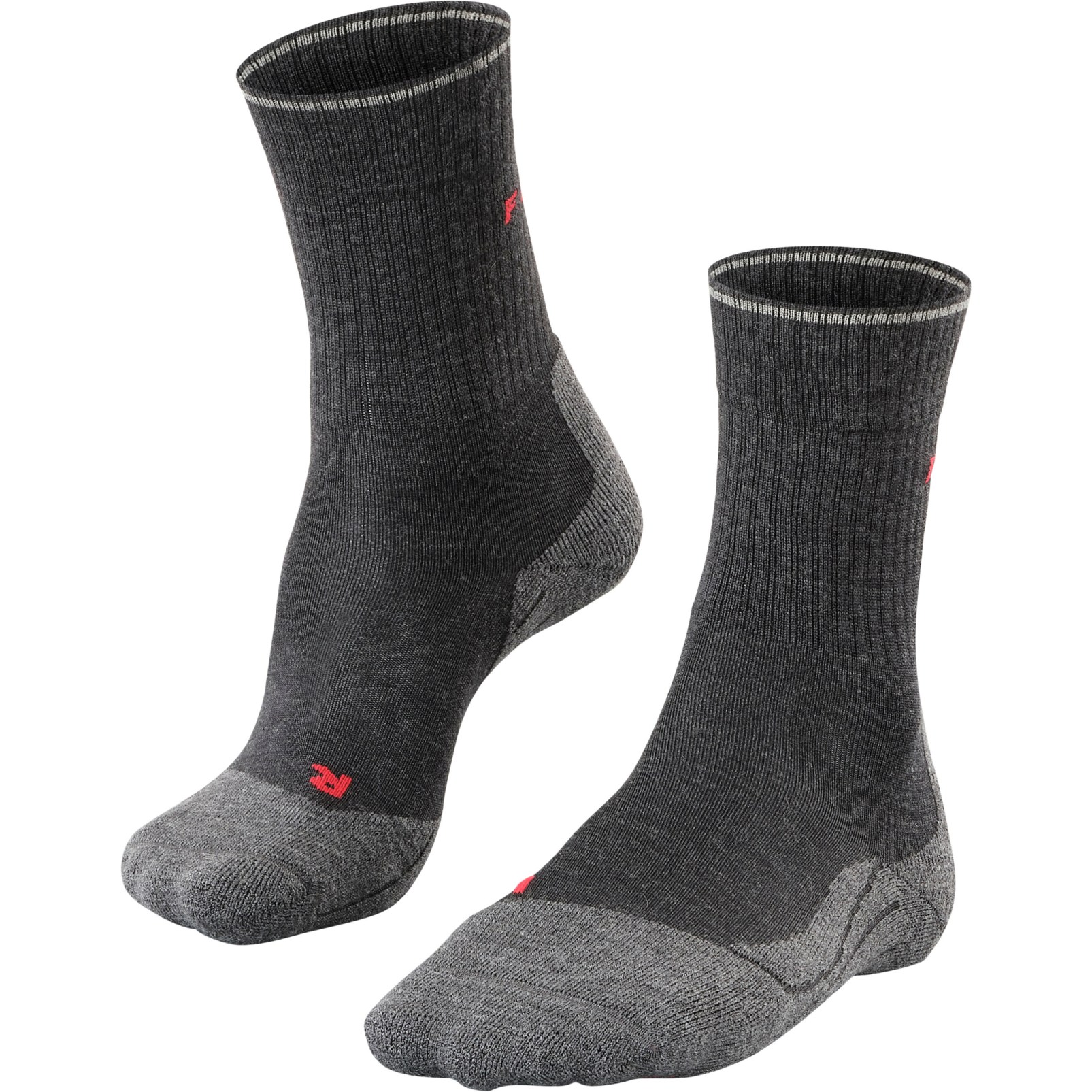 Picture of Falke TK2 Wool Silk Trekking Socks Women - anthracite melange 3080