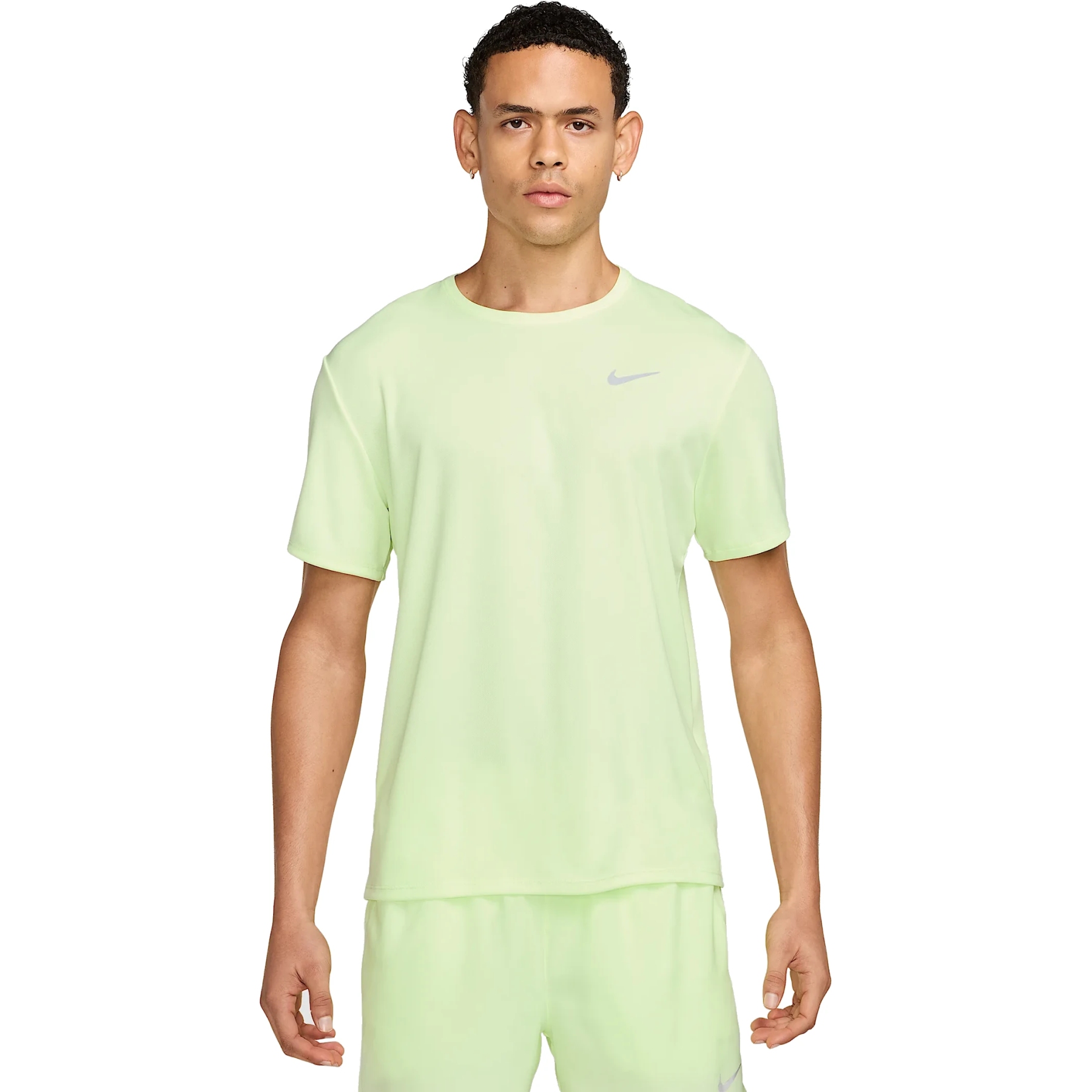 Produktbild von Nike Dri-FIT UV Miler Laufshirt Herren - barely volt/reflective silver DV9315-701