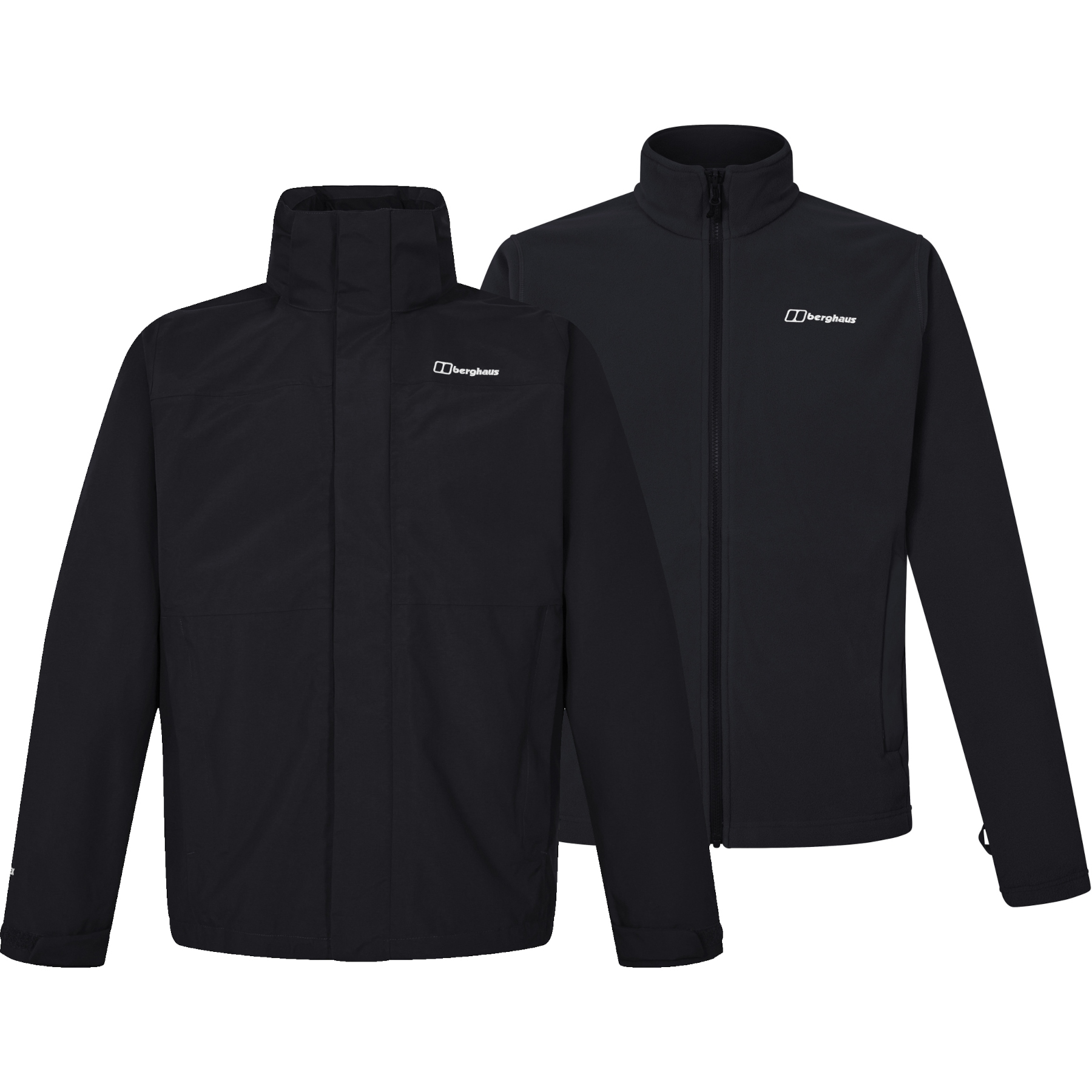 Мужская куртка Berghaus Hillwalker 2.0 Gemini Gore-Tex Polartec® 3в1 - Черный как смоль/Cavern