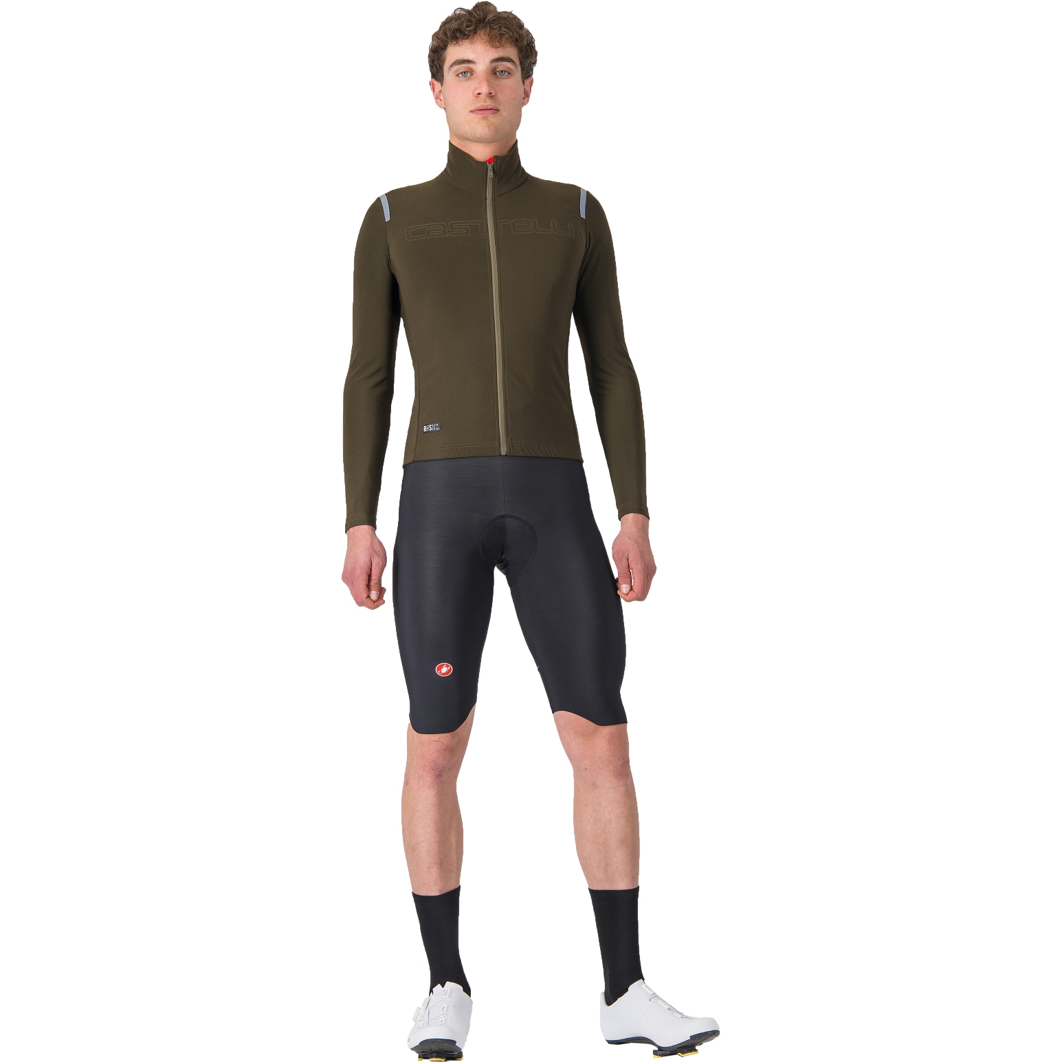 Castelli Omloop Thermal Bibshorts Men - black 010 | BIKE24