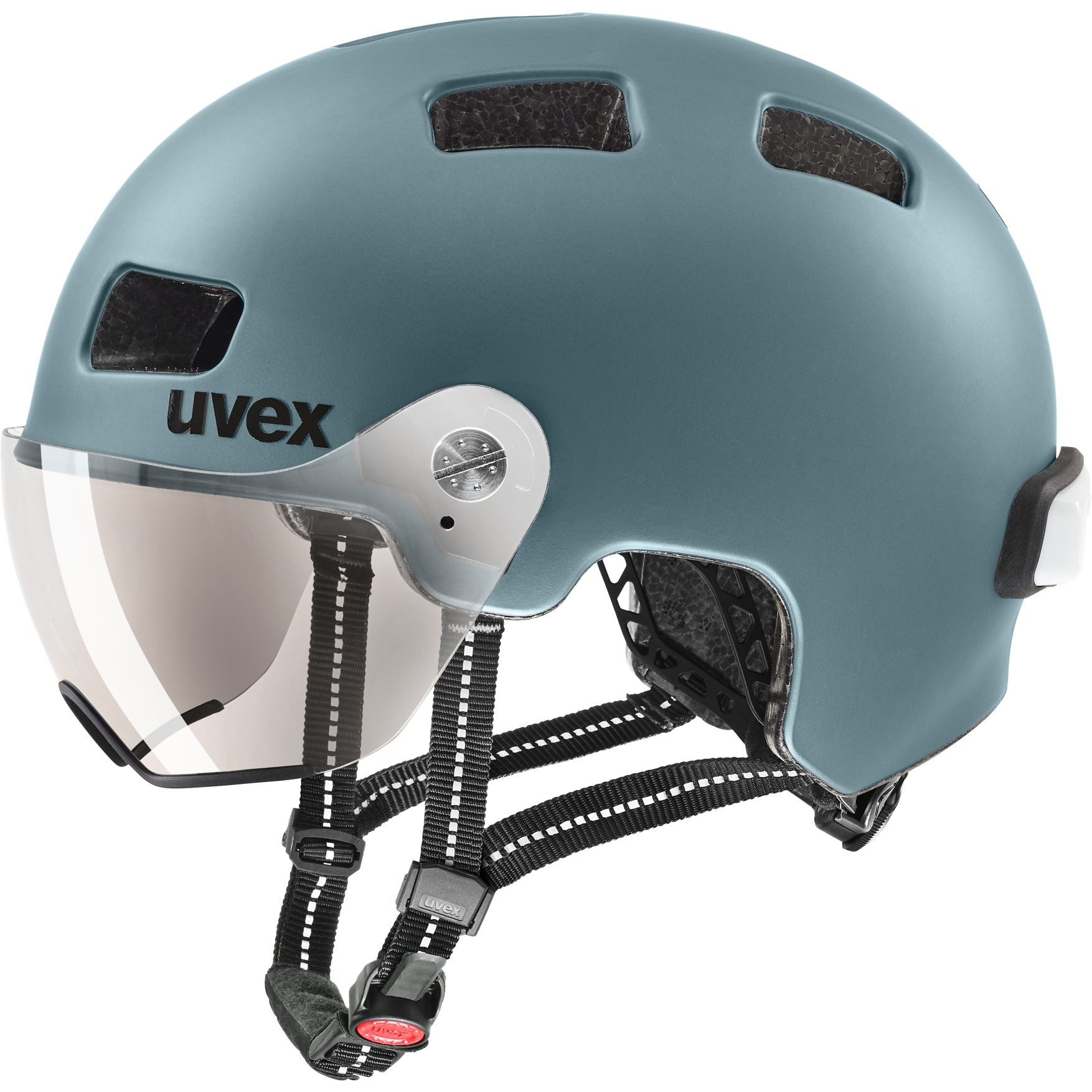 Picture of Uvex rush visor Helmet - deep turquoise matt