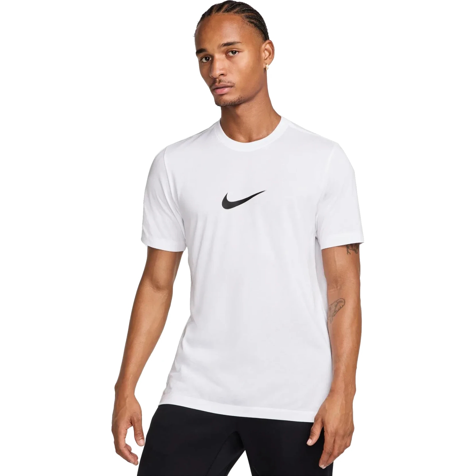 Мужская футболка Nike Dri-FIT Verbiage Tee - белая HJ3613-100