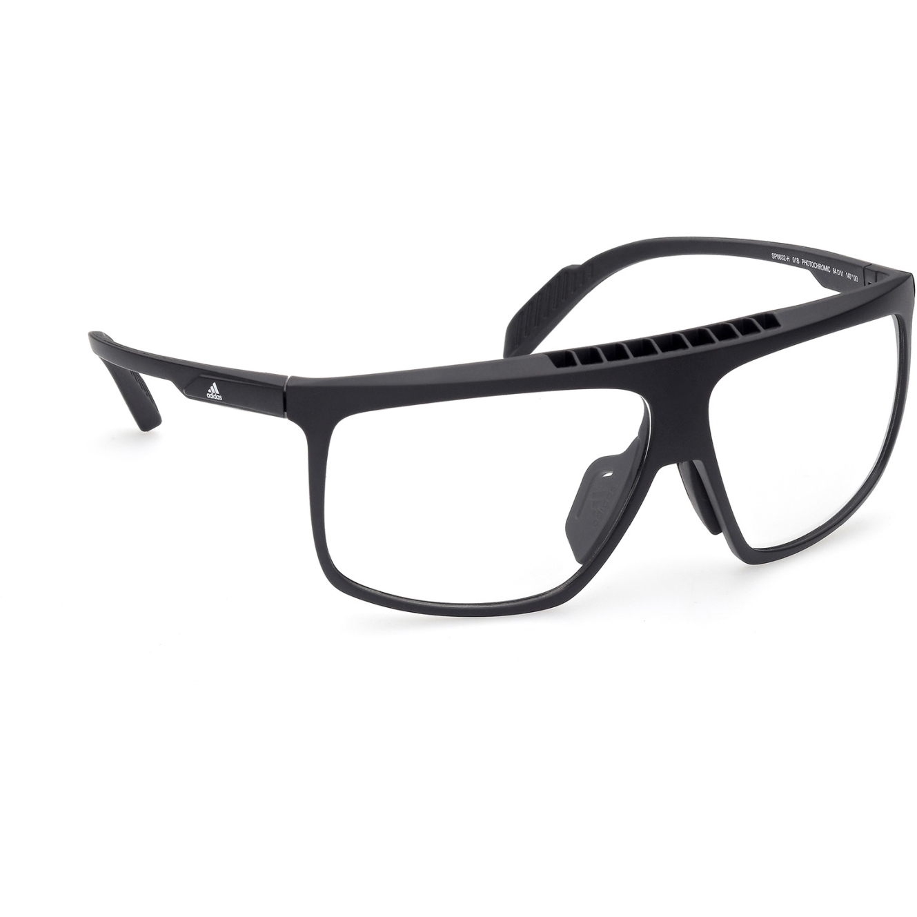 Produktbild von adidas Sp0032-H Injected Sportsonnenbrille - Black / Vario clear