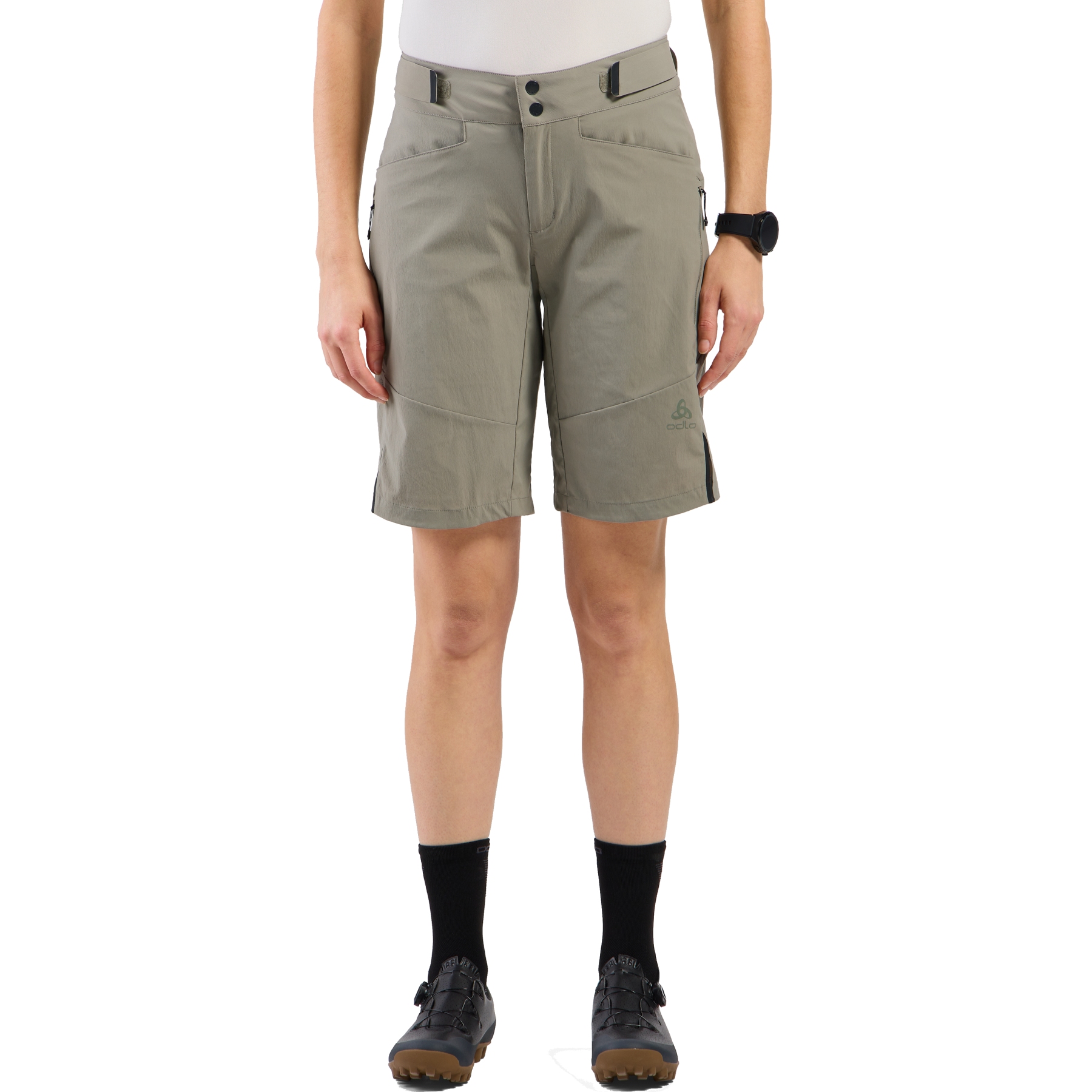 Immagine prodotto da Odlo Pantaloncini da Ciclismo Donna - Explorer - vetiver
