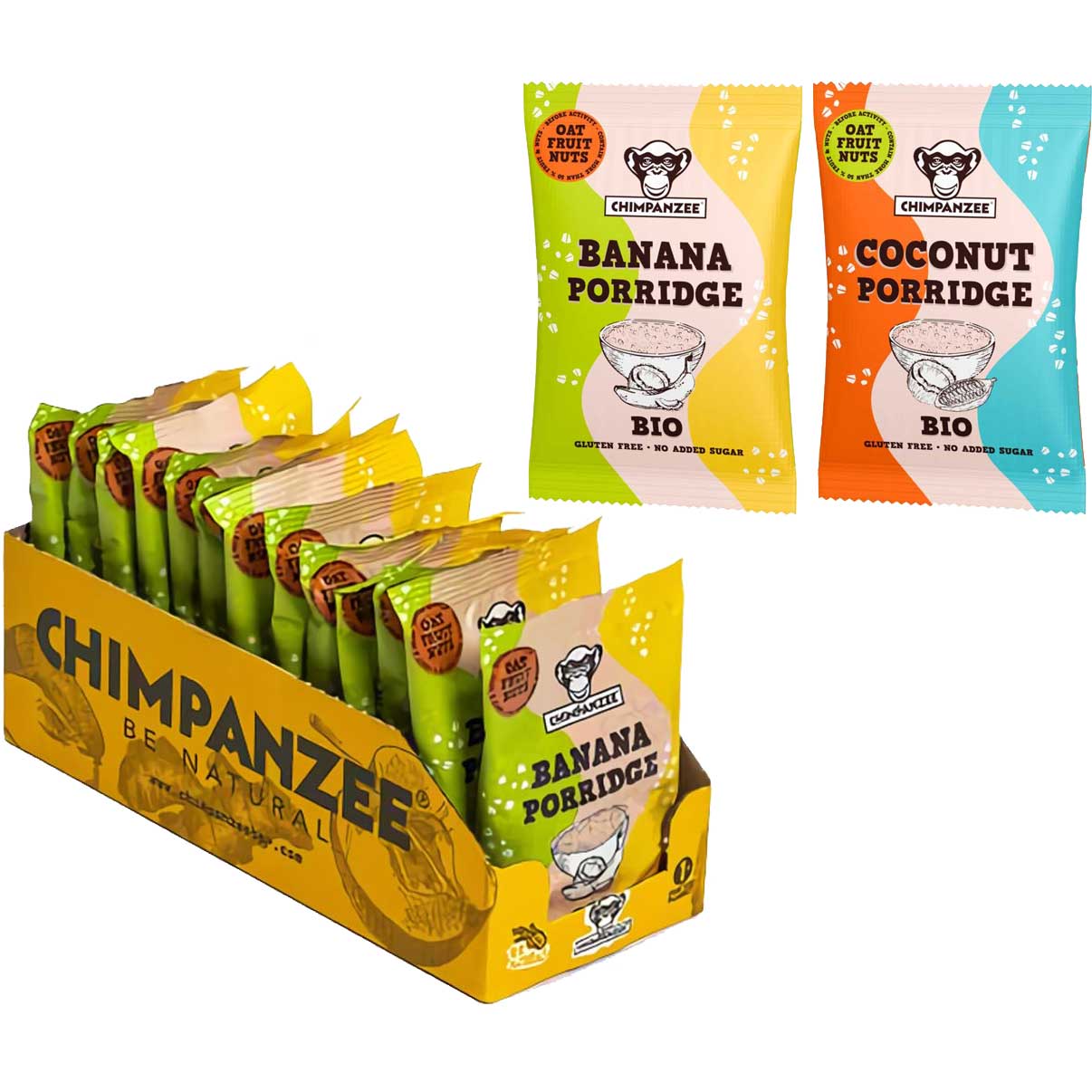Picture of Chimpanzee ORGANIC Porridge - Breakfast - 15x65g