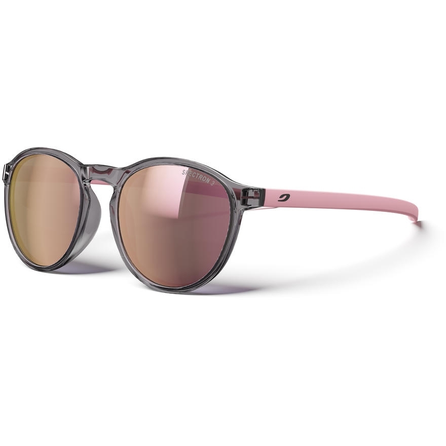 Picture of Julbo Joliet Spectron Sunglasses - Shiny Translucent Gray - Matt Pink / Rose Gold Spectron 3