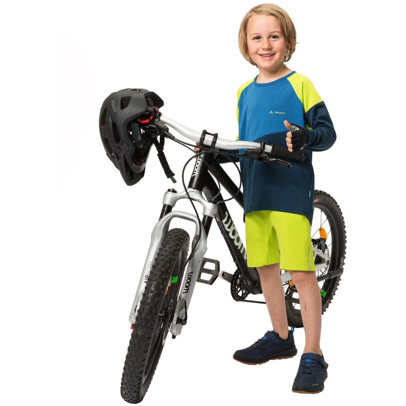 Vaude Moab Shirt met Lange Mouwen Kinder dark sea/blue BIKE24
