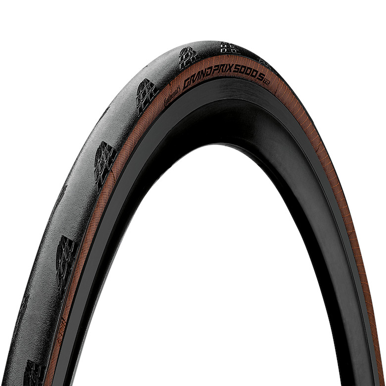 Photo produit de Continental Grand Prix 5000 S TR Folding Tire - 28-622 - black/transparent