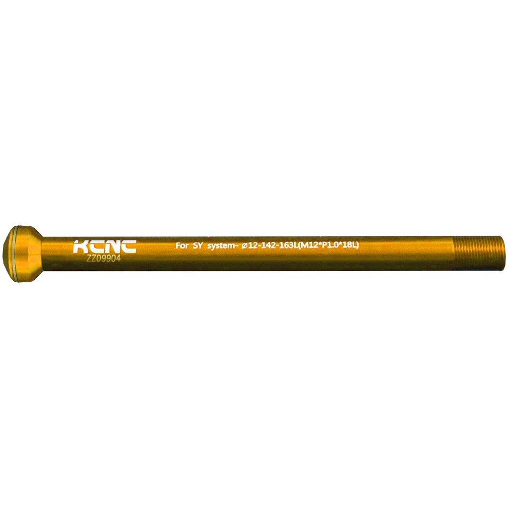 Image of KCNC Thru Axle KQR08 - 12x142mm - 6061AL - gold
