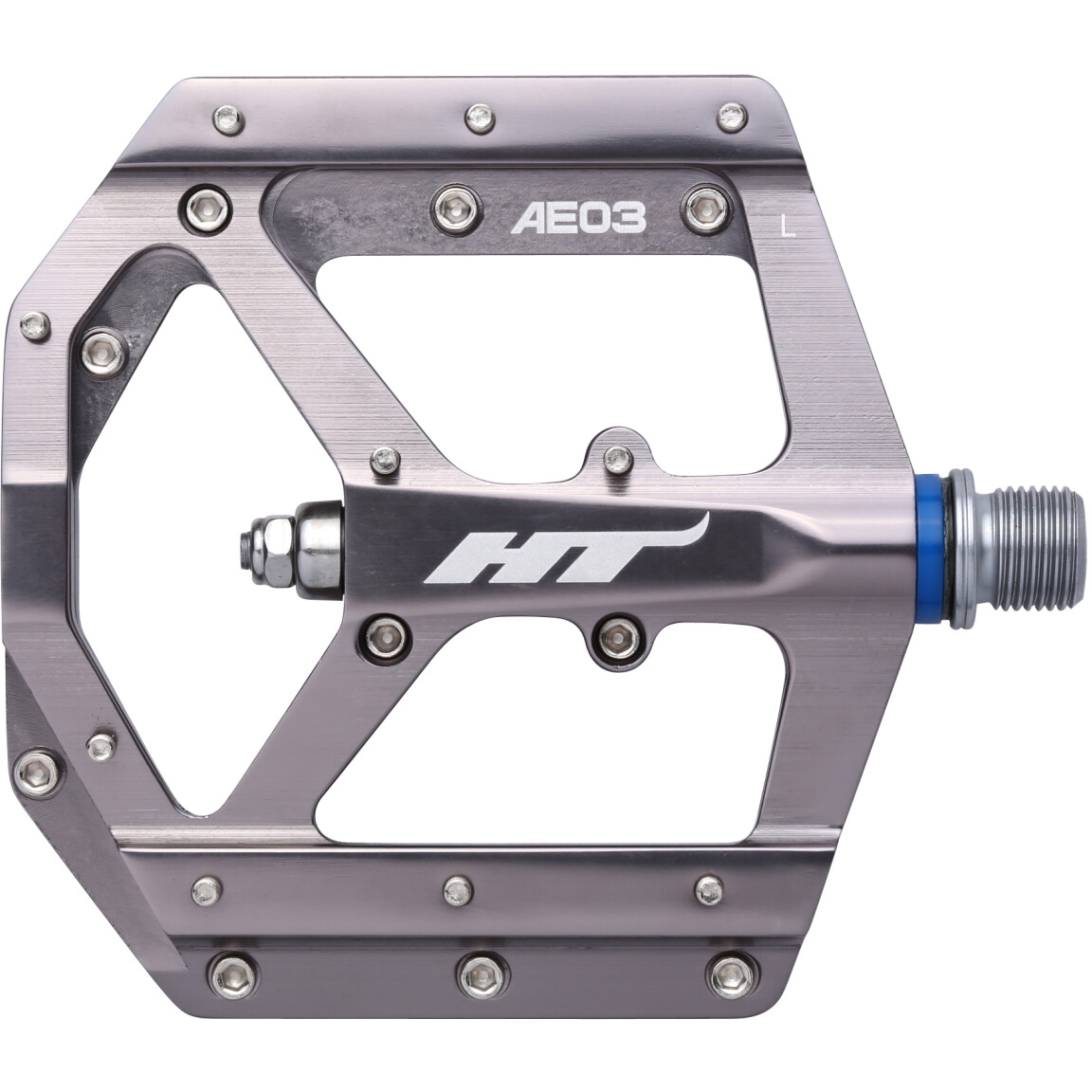 Picture of HT AE03 EVO+ Flat Pedal Aluminium - grey