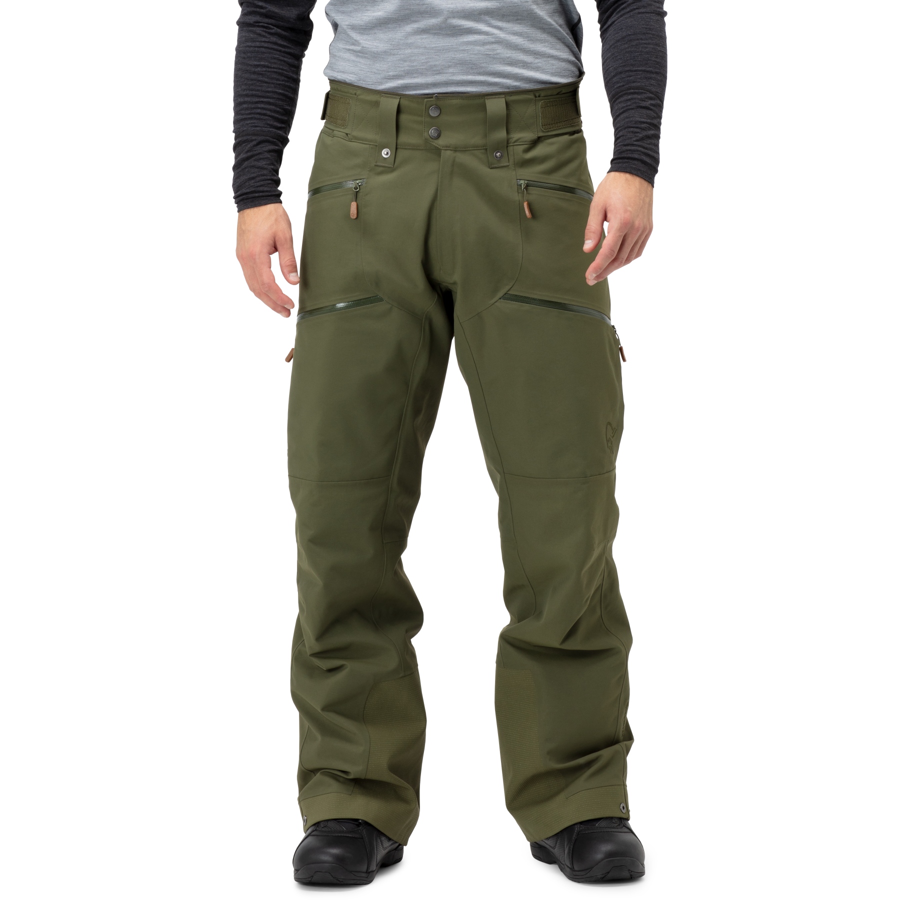 Picture of Norrona tamok Gore-Tex thermo40 Pants Men - Olive Night