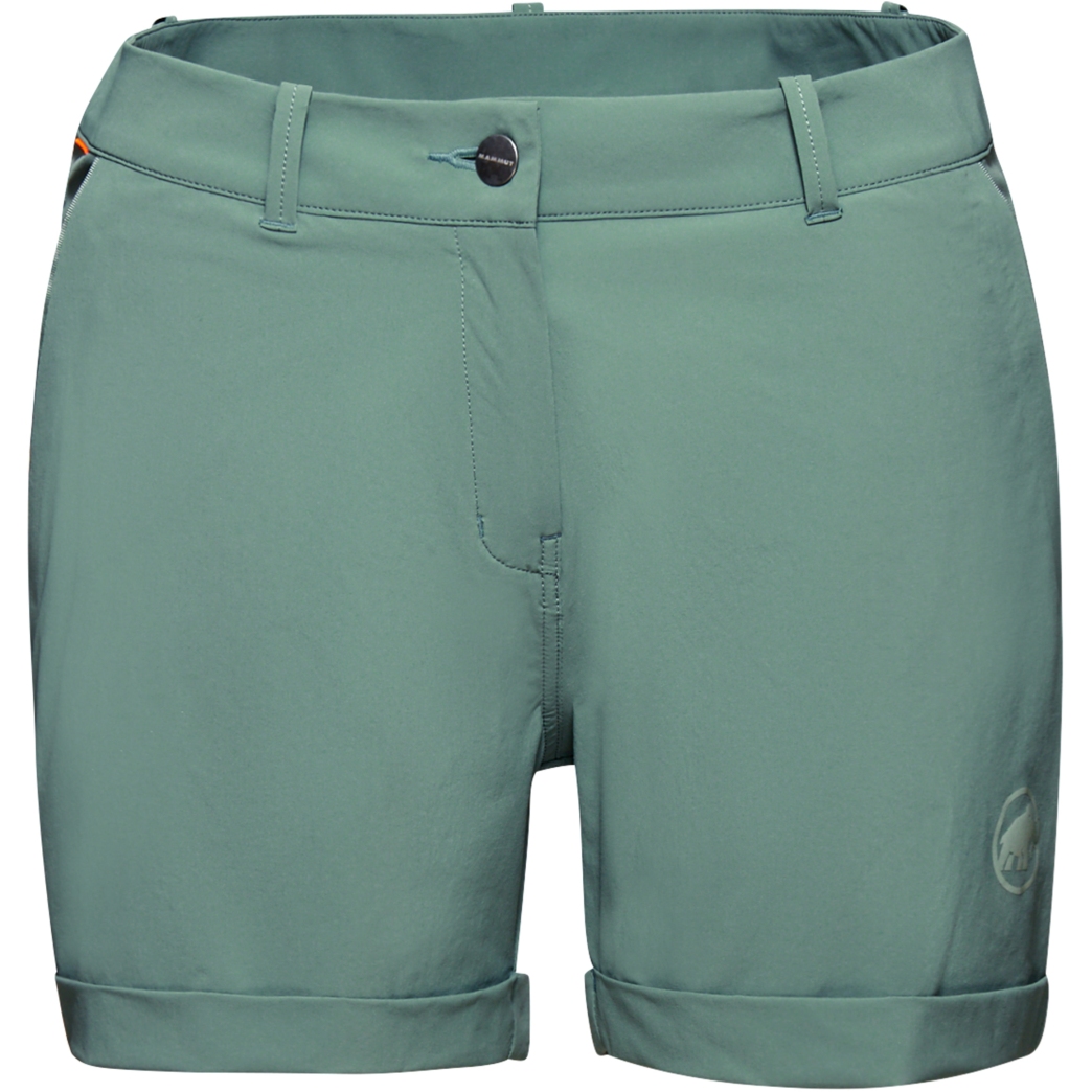 Produktbild von Mammut Runbold Roll Cuff Shorts Damen - dark jade