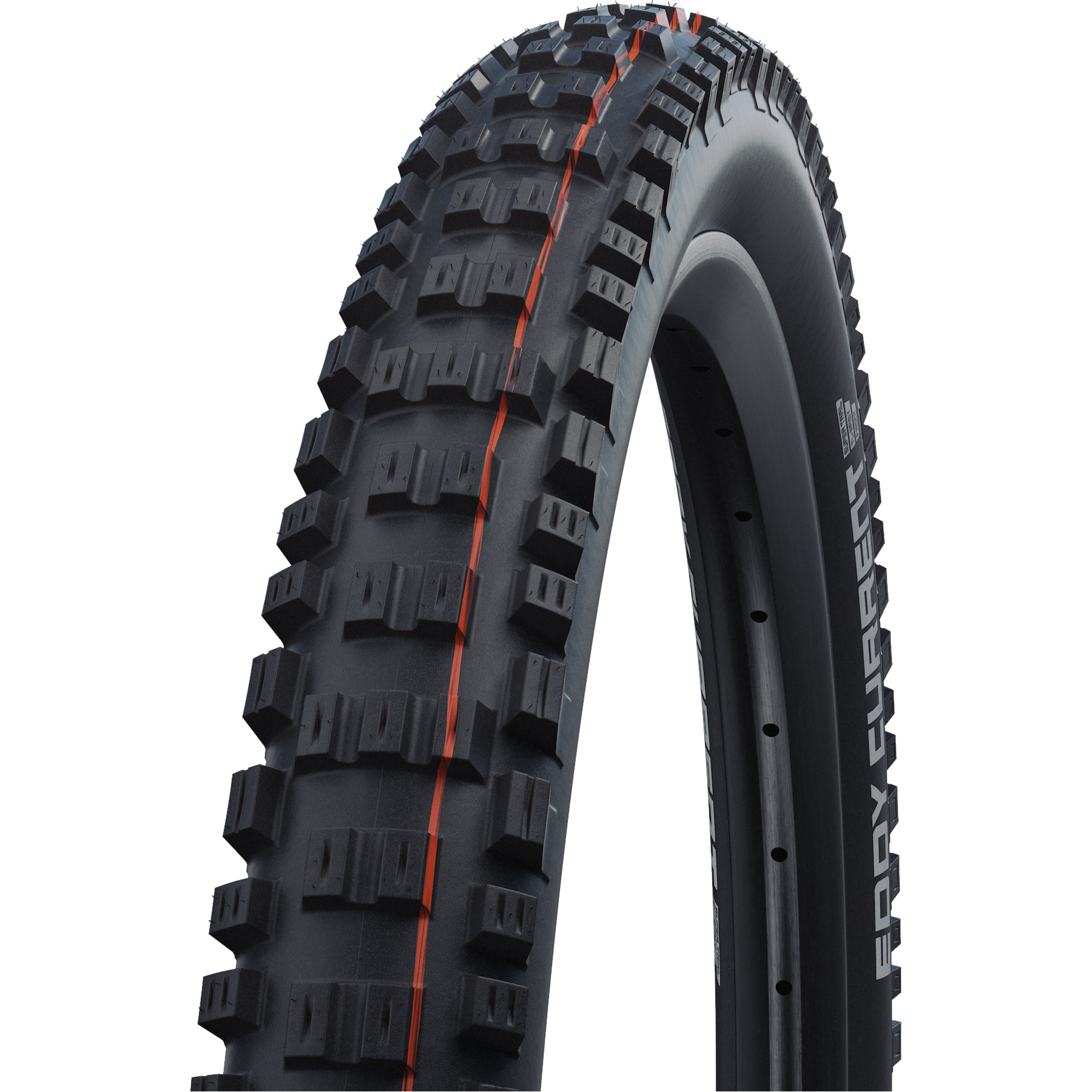 Picture of Schwalbe Eddy Current Folding Tire - Front | Evolution | Addix Soft | Super Trail | TLEasy - ECE-R75 - 27.5x2.60&quot; | Black
