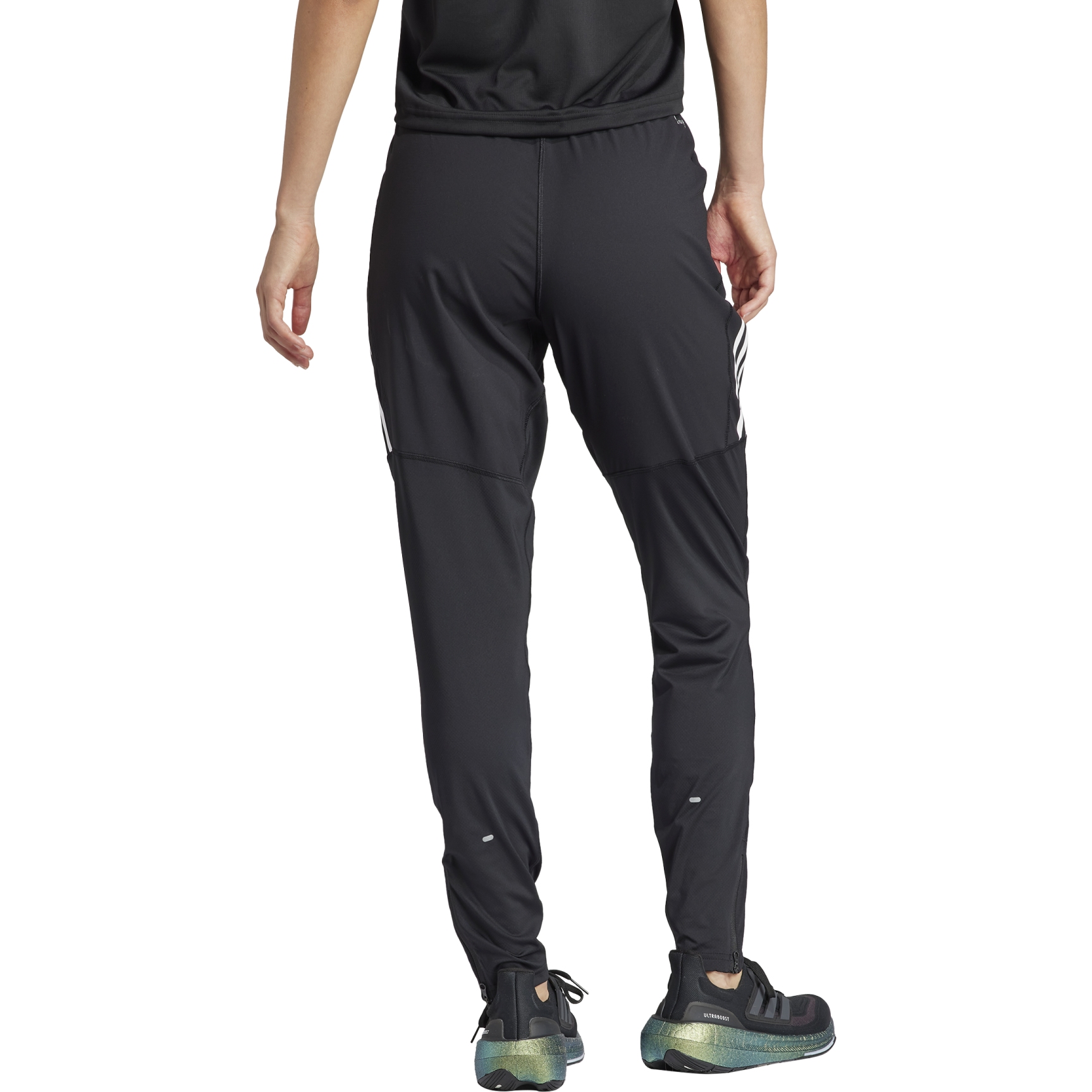 adidas Own The Run 3-Stripes Pants Women - black IS0379 | BIKE24