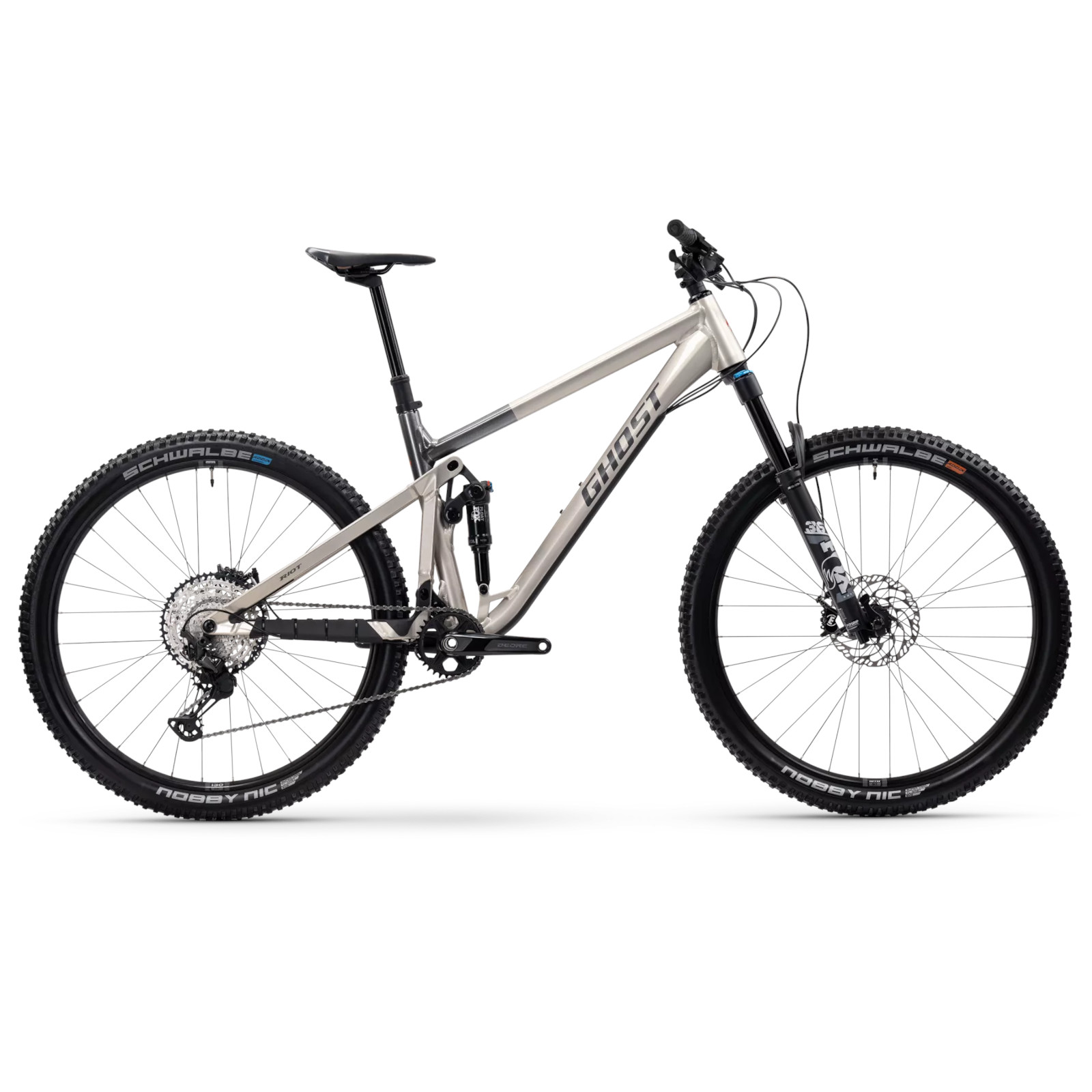 Produktbild von Ghost RIOT TRAIL AL UNIVERSAL - Mountainbike - 2025 - yellow sand storm / black - glossy