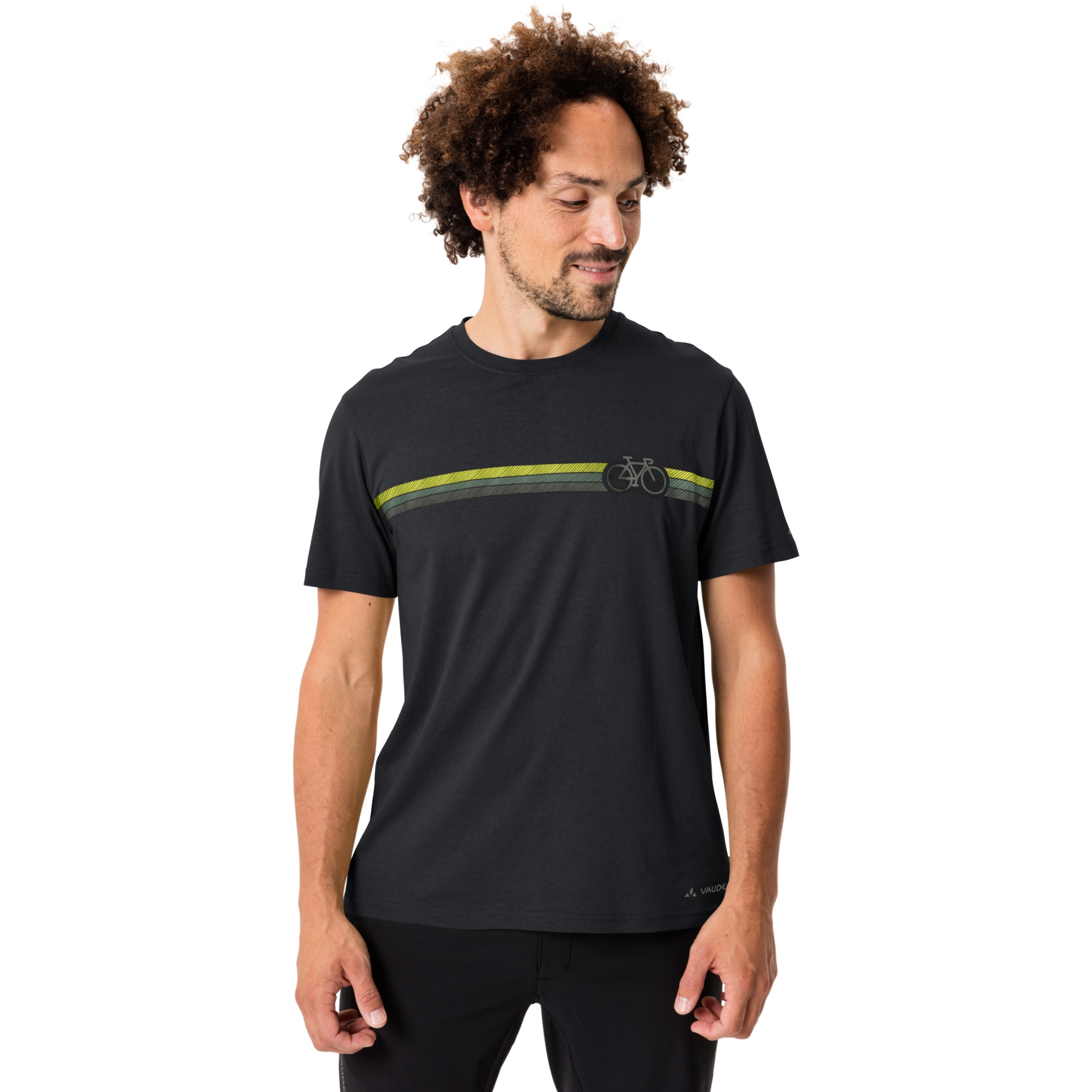 Produktbild von Vaude Cyclist V T-Shirt Herren - schwarz uni