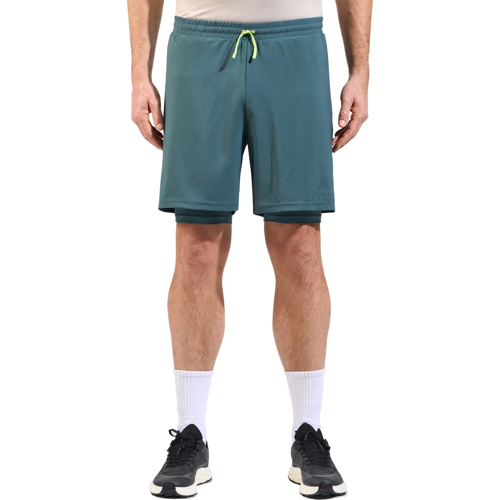 Picture of Odlo Active 365 2-in-1 7 Inch Shorts Men - dark slate