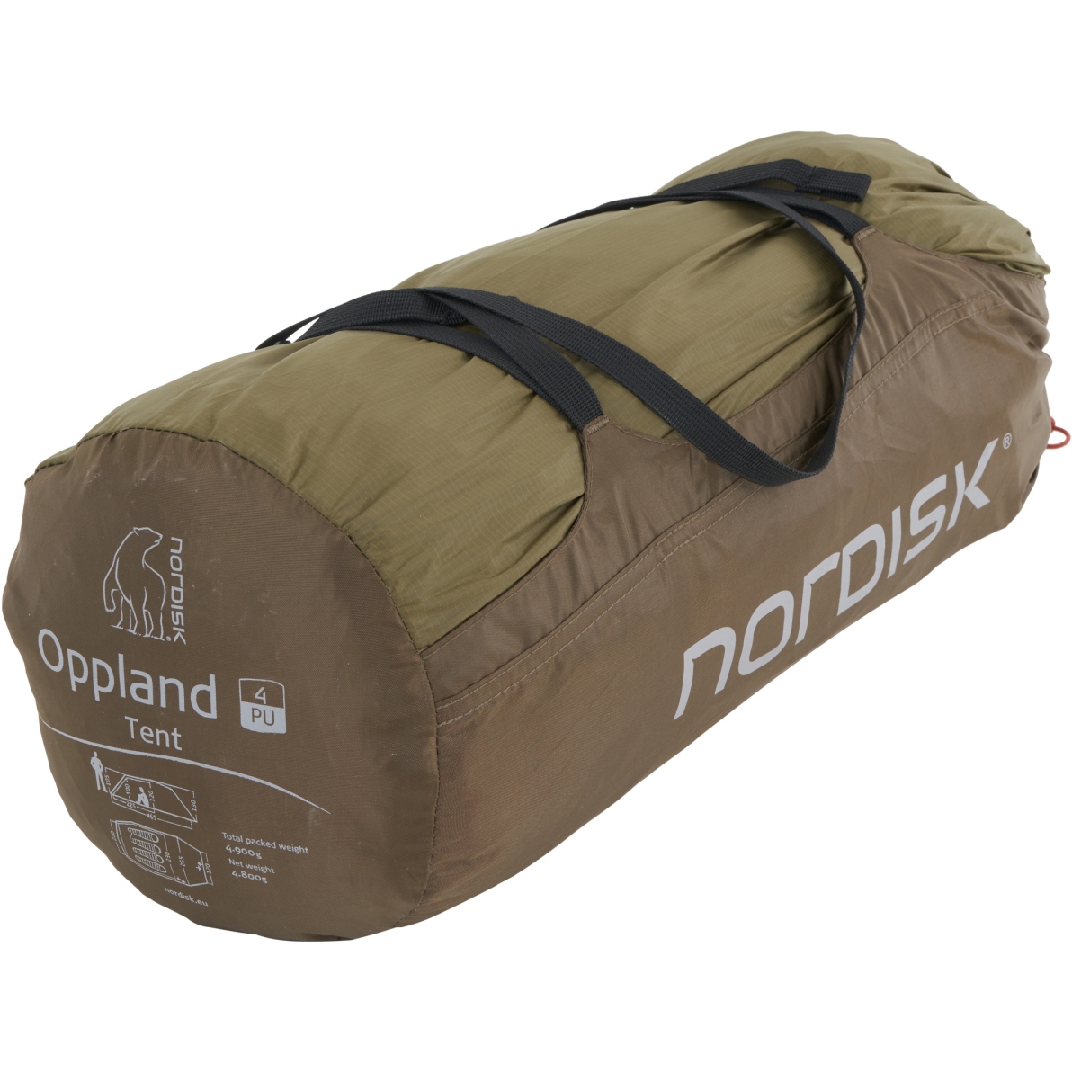 Nordisk Oppland 4 PU Tent - Dark Olive | BIKE24