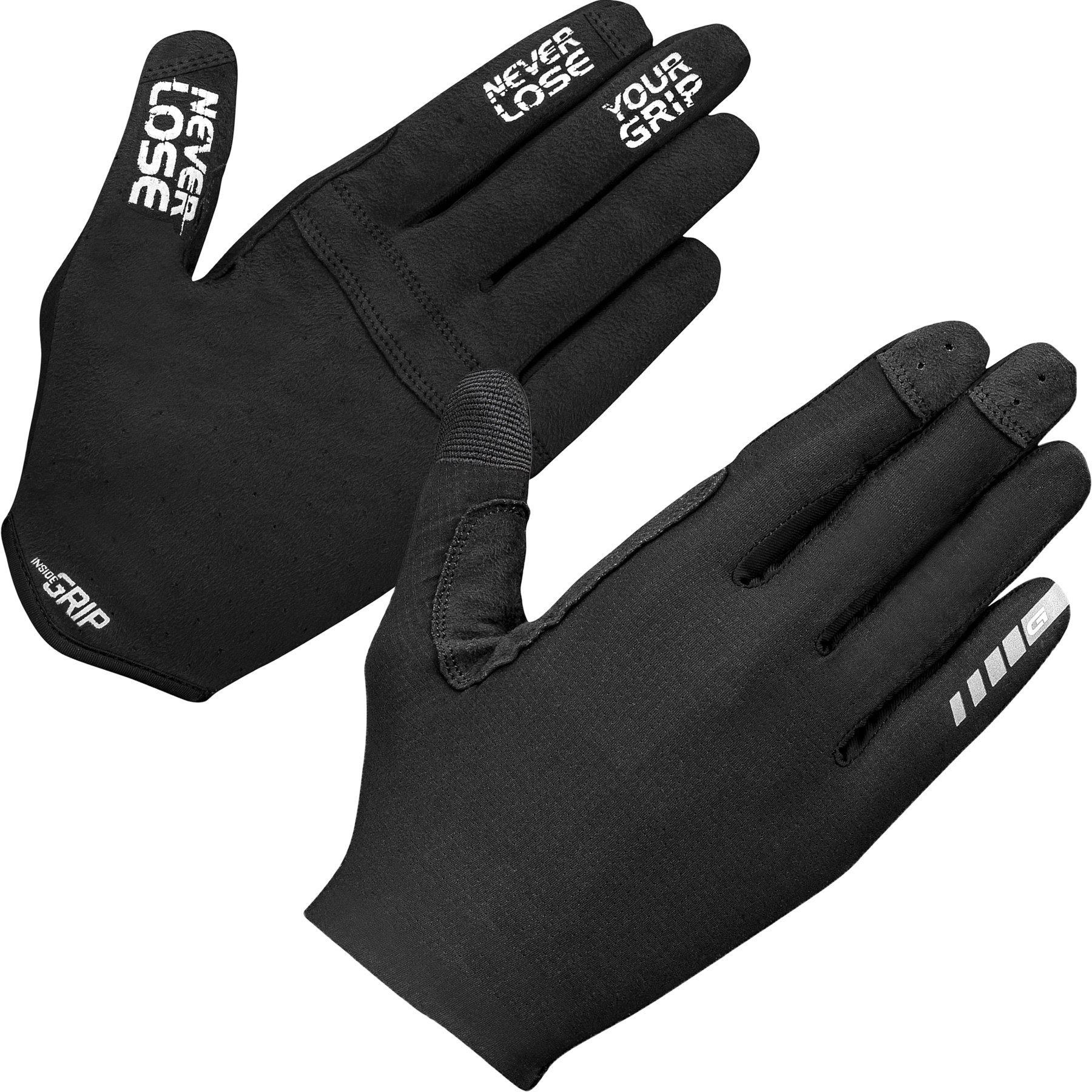 Picture of GripGrab Aerolite InsideGrip™ Long Finger Gloves - Black
