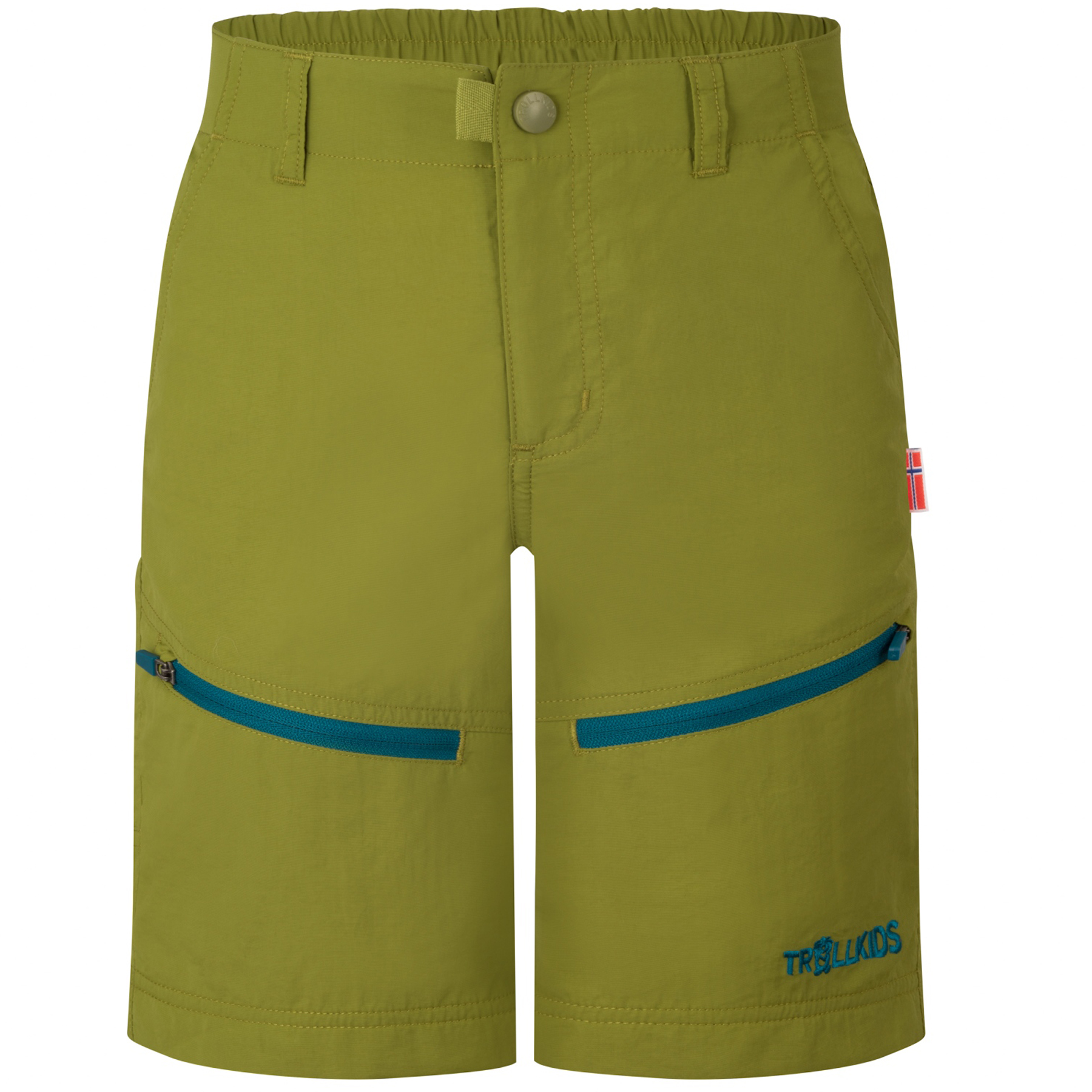 Produktbild von Trollkids Seiland Shorts Kinder - Pear Green/Lagoon Green