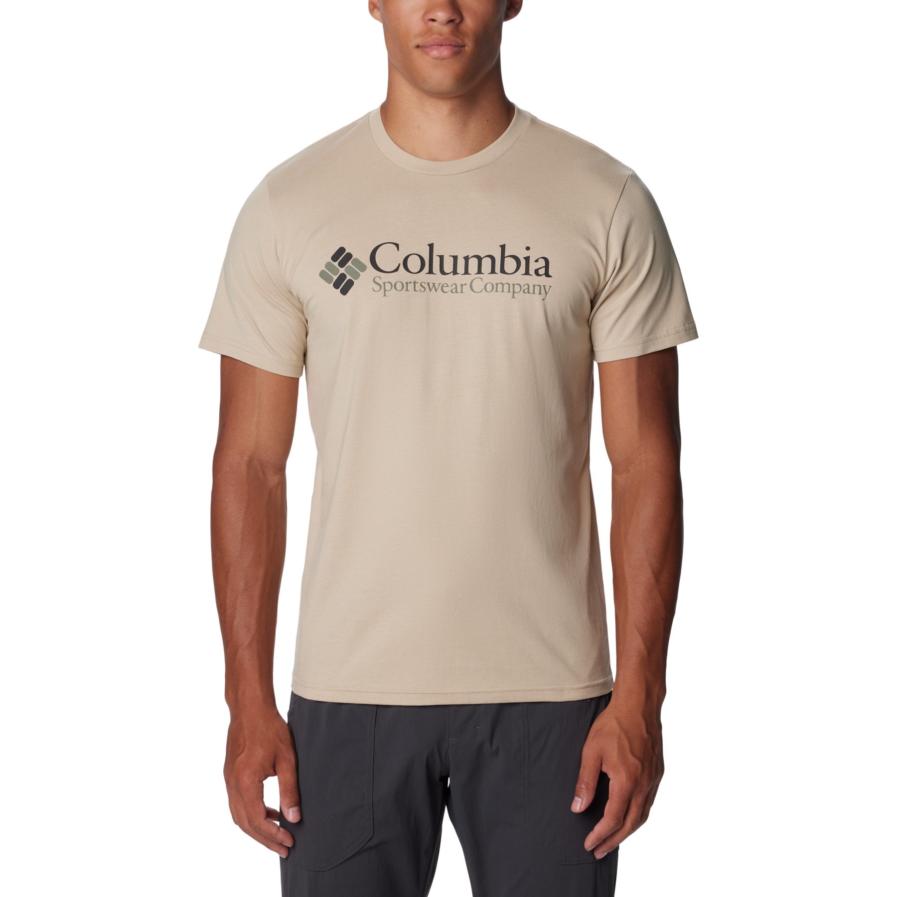 Produktbild von Columbia CSC Basic Logo T-Shirt Herren - Ancient Fossil/CSC Retro Logo