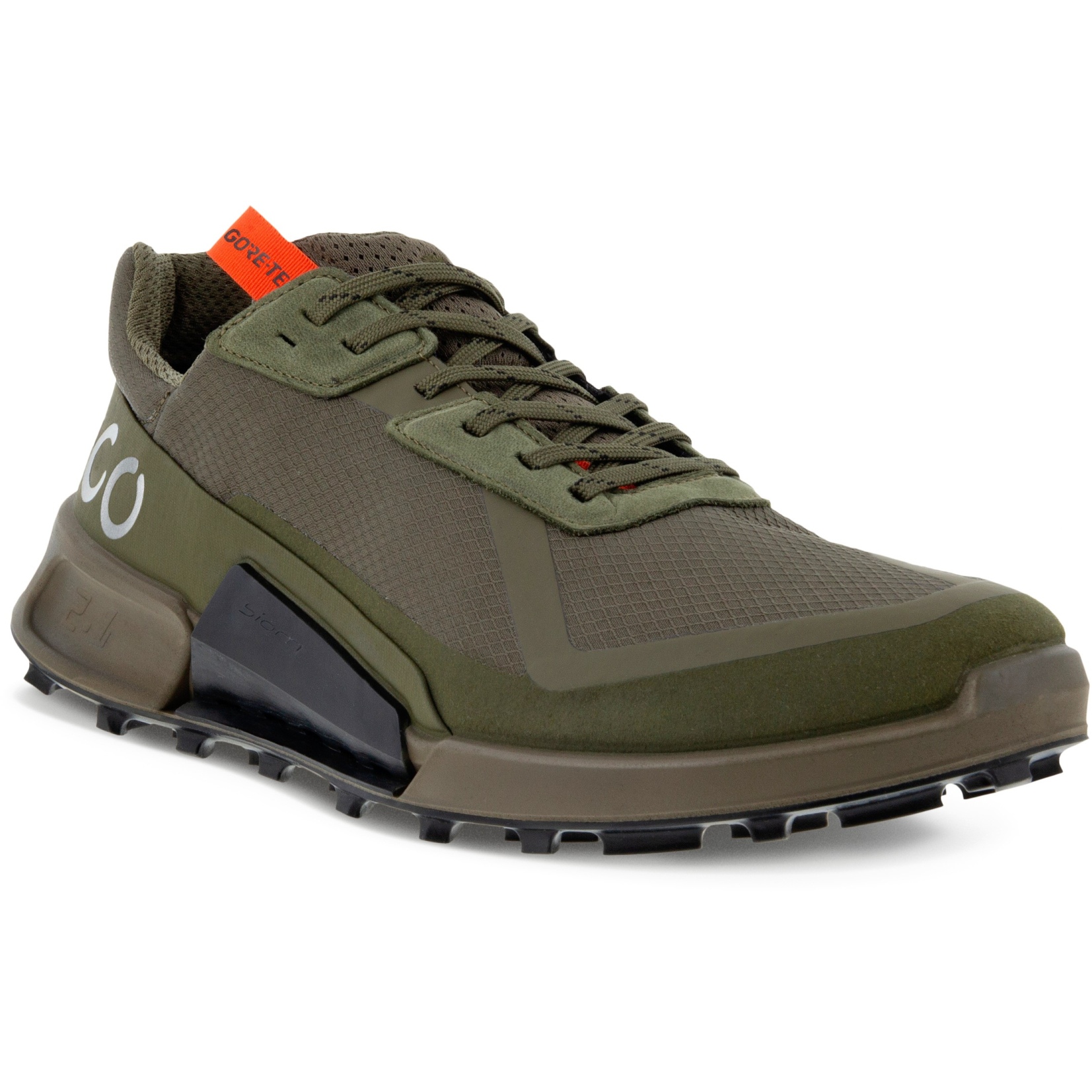 Productfoto van Ecco Biom 2.1 X Country M Low GTX Men&#039;s Shoes - tarmac/grape leaf