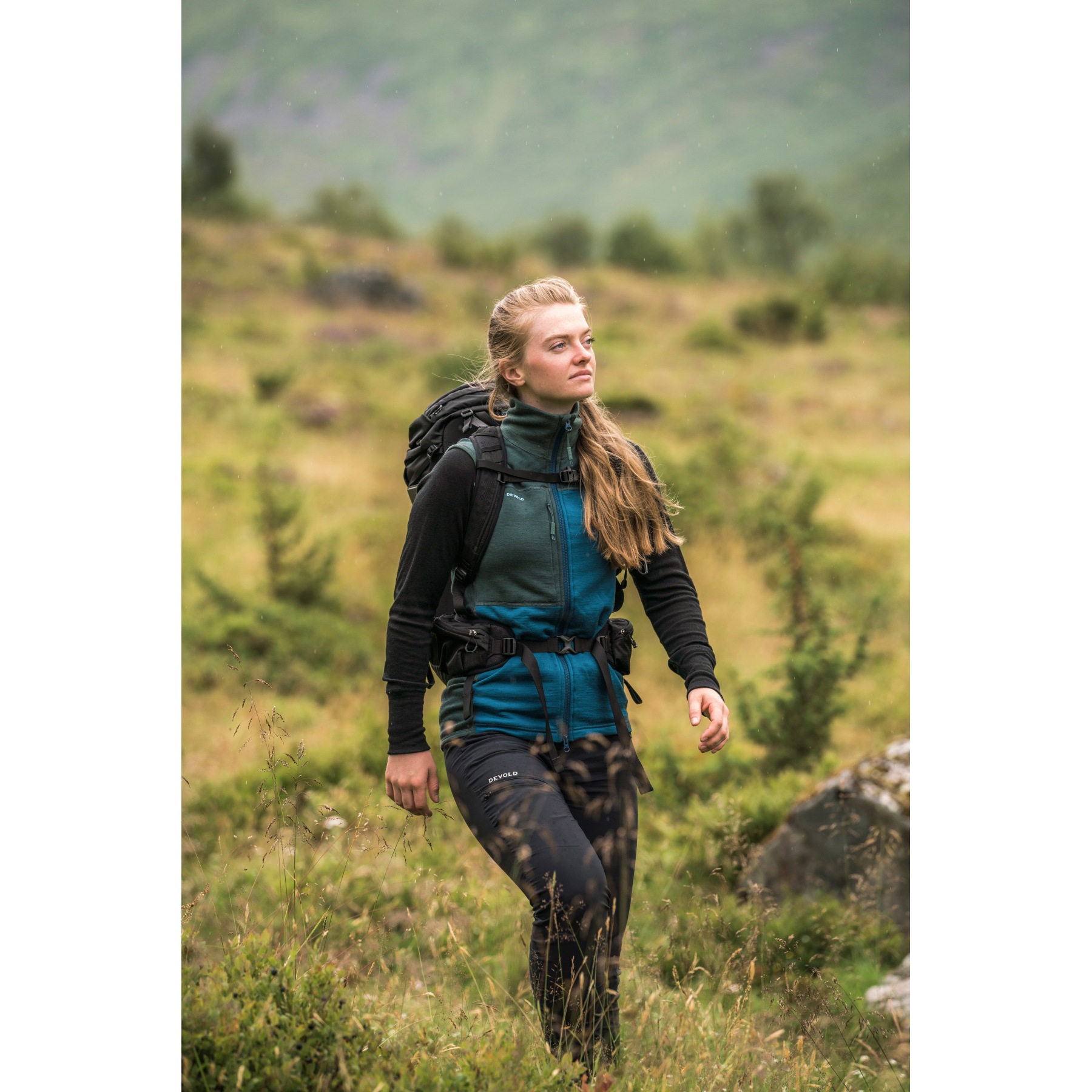 Devold Nibba Pro Merino Vest Women - 427 Woods/Flood | BIKE24
