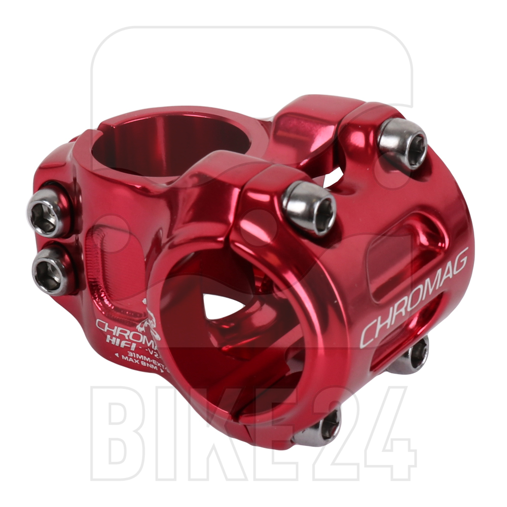 Picture of CHROMAG HiFi V2 Stem 1 1/8&quot; | 31.8mm - red polished