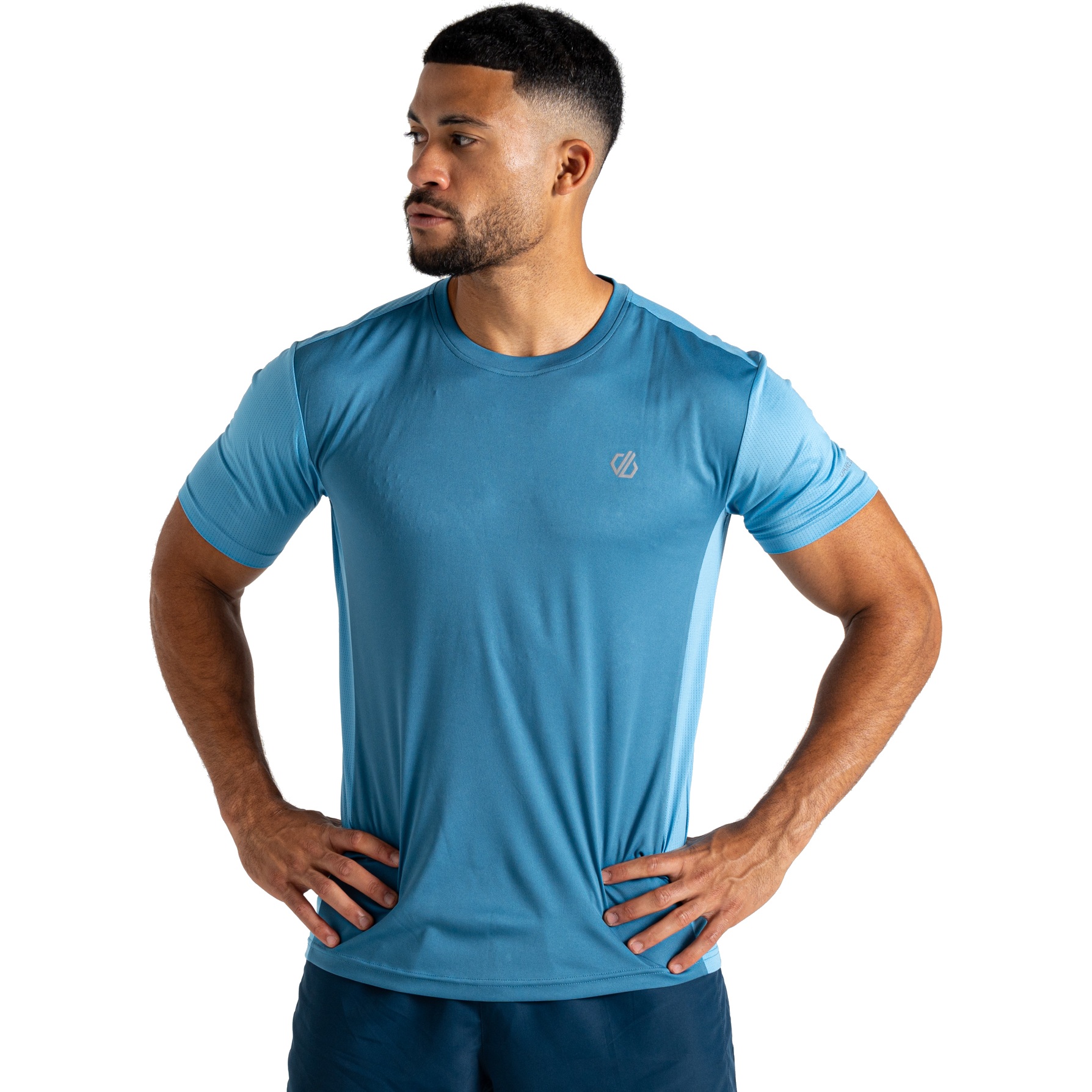 Foto de Dare 2b Camiseta Hombre - Discernible III - 8KL Heritage Blue / Bluesteel Blue
