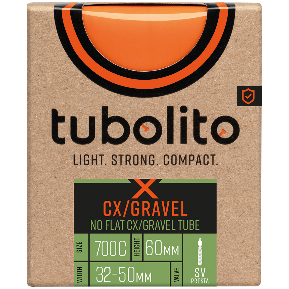 Productfoto van Tubolito CX/Gravel Binnenband - 27.5/28&quot; | X-Tubo | 32-50mm - oranje