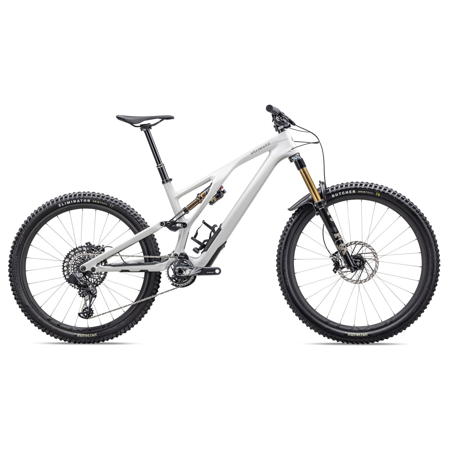 Picture of Specialized STUMPJUMPER EVO PRO - 29/27.5&quot; Carbon Mountainbike - 2023 - gloss dune white / taupe