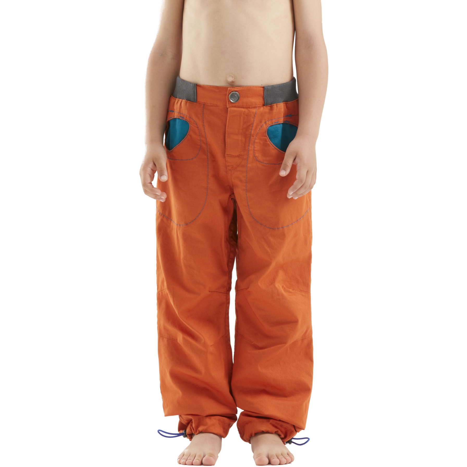 Picture of E9 B Rondo Story Climbing Pants Kids - Saffron