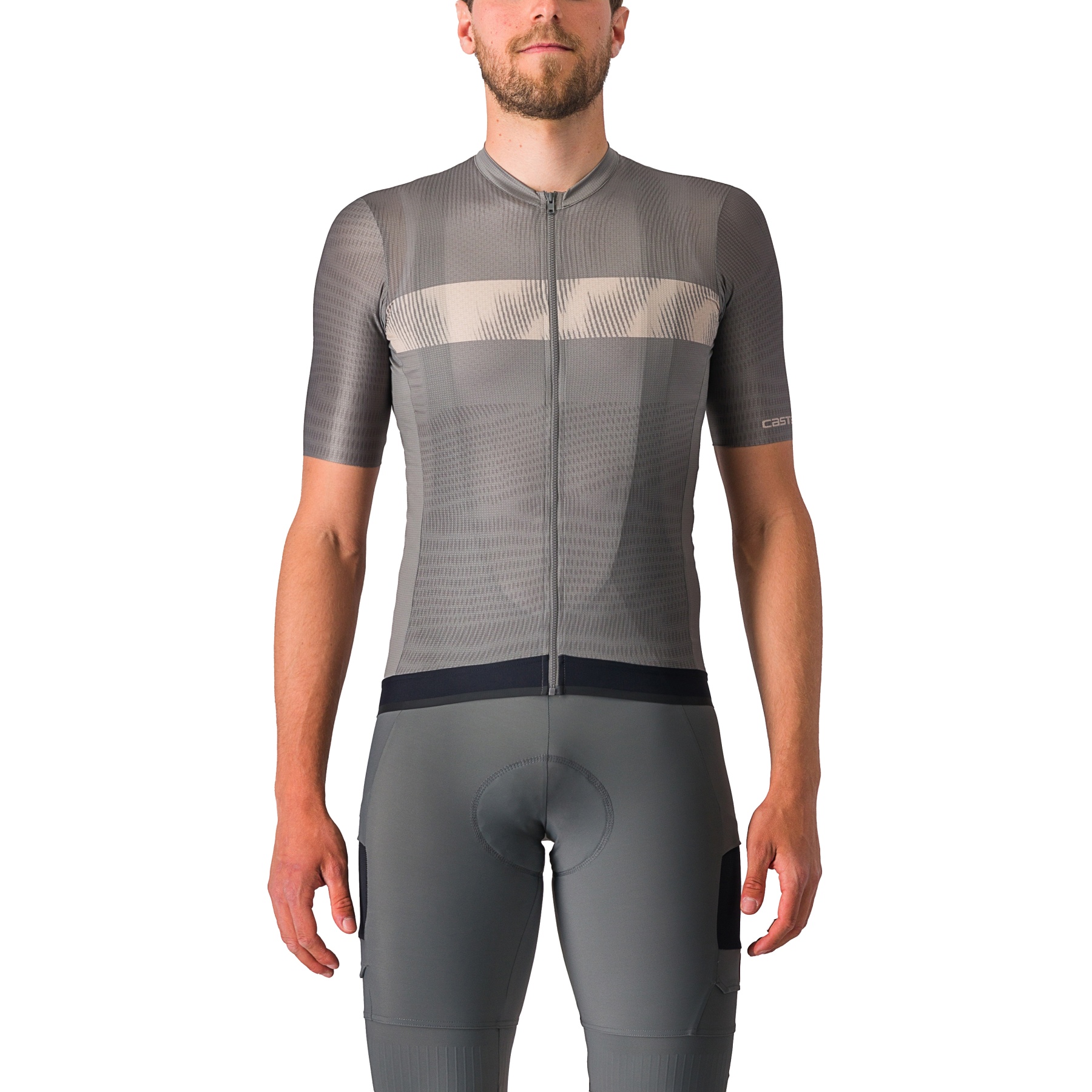 Castelli Unlimited Endurance Jersey Men - gunmetal grey/clay 125 | BIKE24