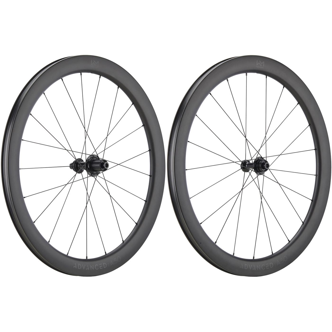 Productfoto van Newmen Advanced A.50 Wielset - 28&quot; | Carbon | Clincher | Centerlock - 12x100mm | 12x142mm - Shimano HG