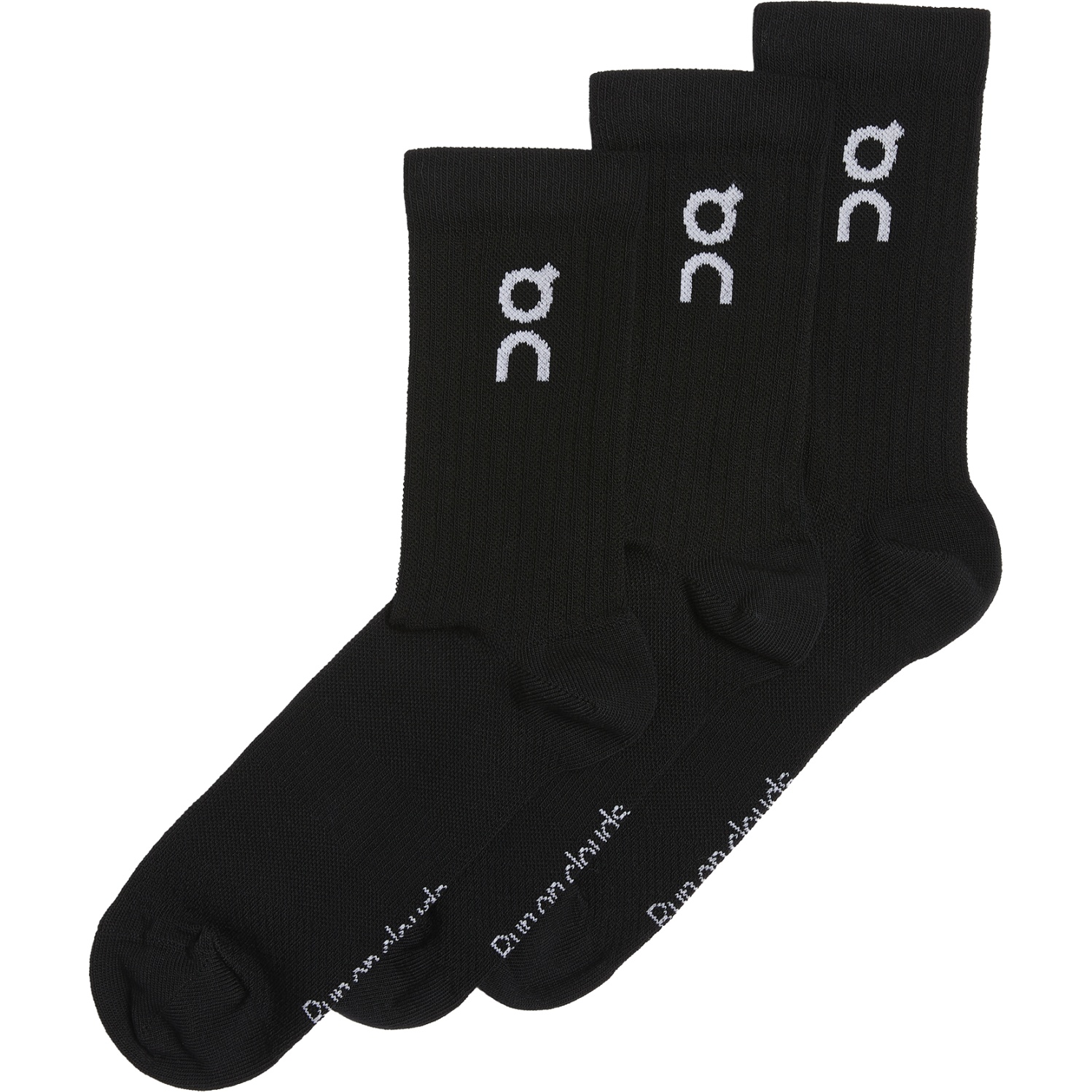Picture of On Logo Sock 3-Pack Unisex - Black