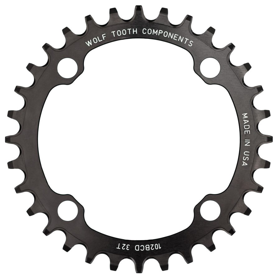 Picture of Wolf Tooth Single Chainring 102mm XTR M960 - Drop Stop - black