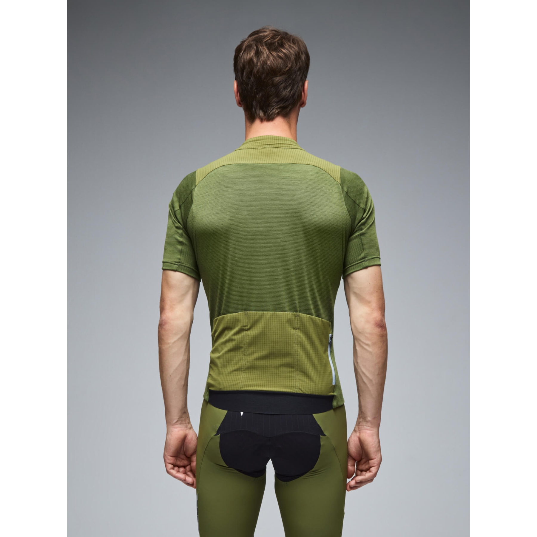 Q36.5 Adventure Tech Merino Short Sleeve Jersey Men - drab green