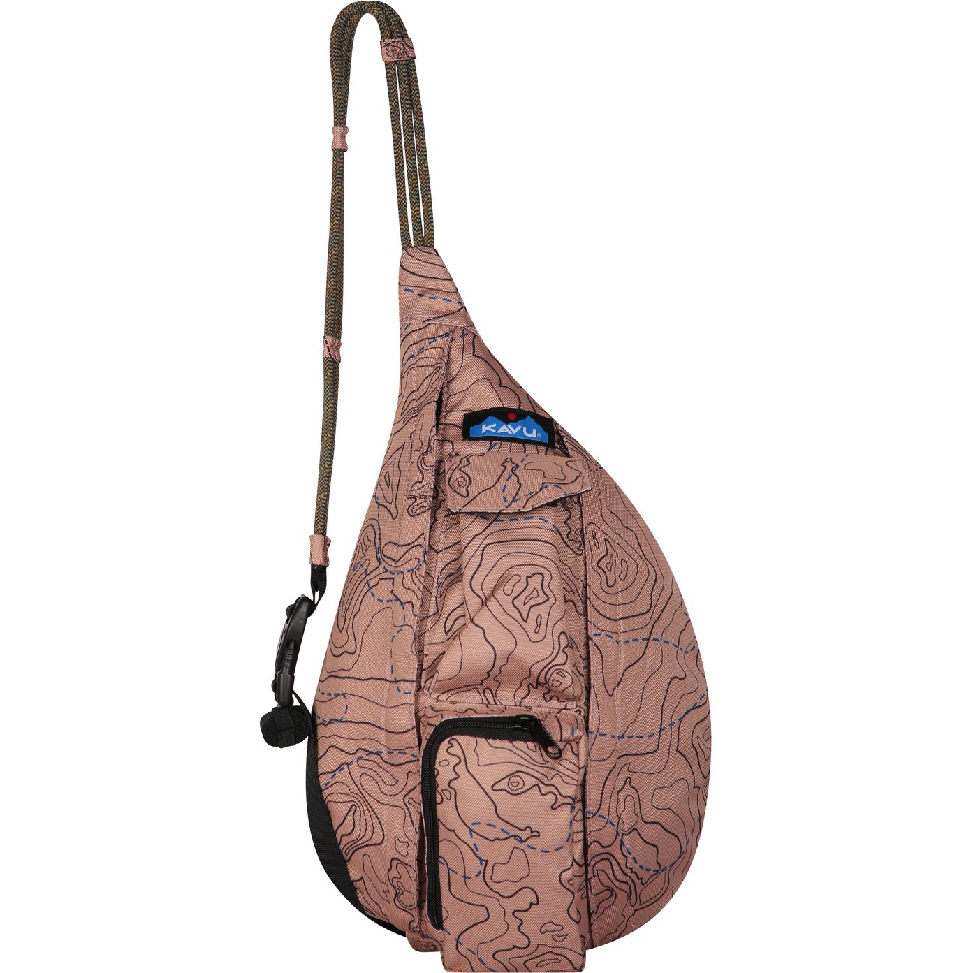 KAVU Mini Rope Sling Bag 4L - Sea Map | BIKE24