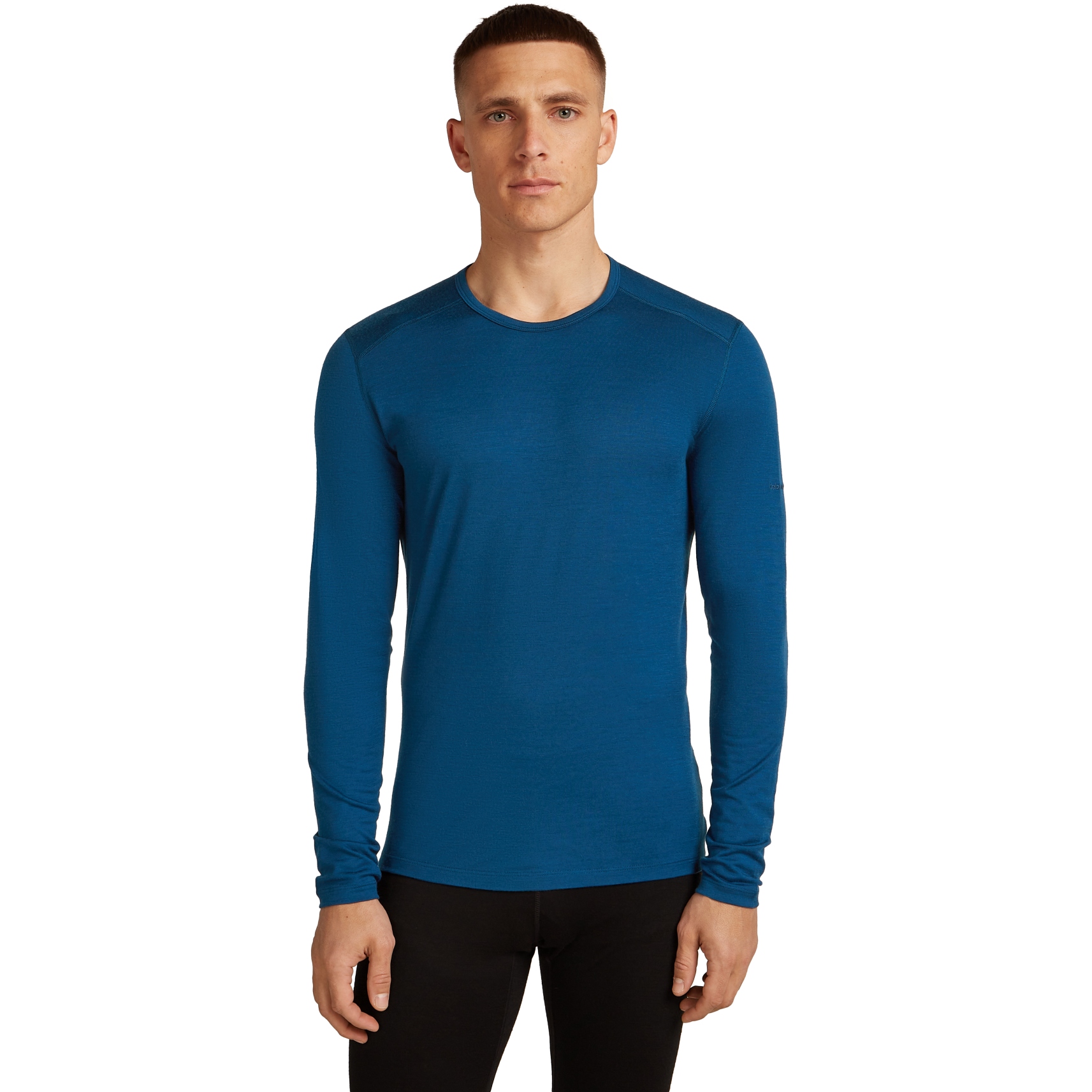 Produktbild von Icebreaker Merino 200 Oasis Thermo-Langarmshirt mit Rundhalsausschnitt Herren - Atlantis