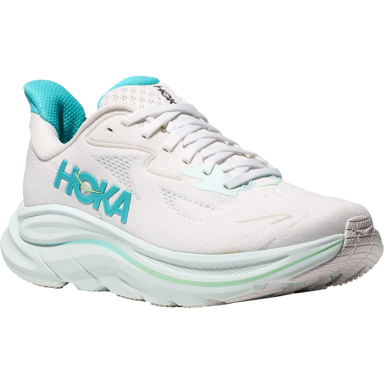 Immagine prodotto da Hoka Scarpe Running Donna - Clifton 10 - bianco / cielo blue