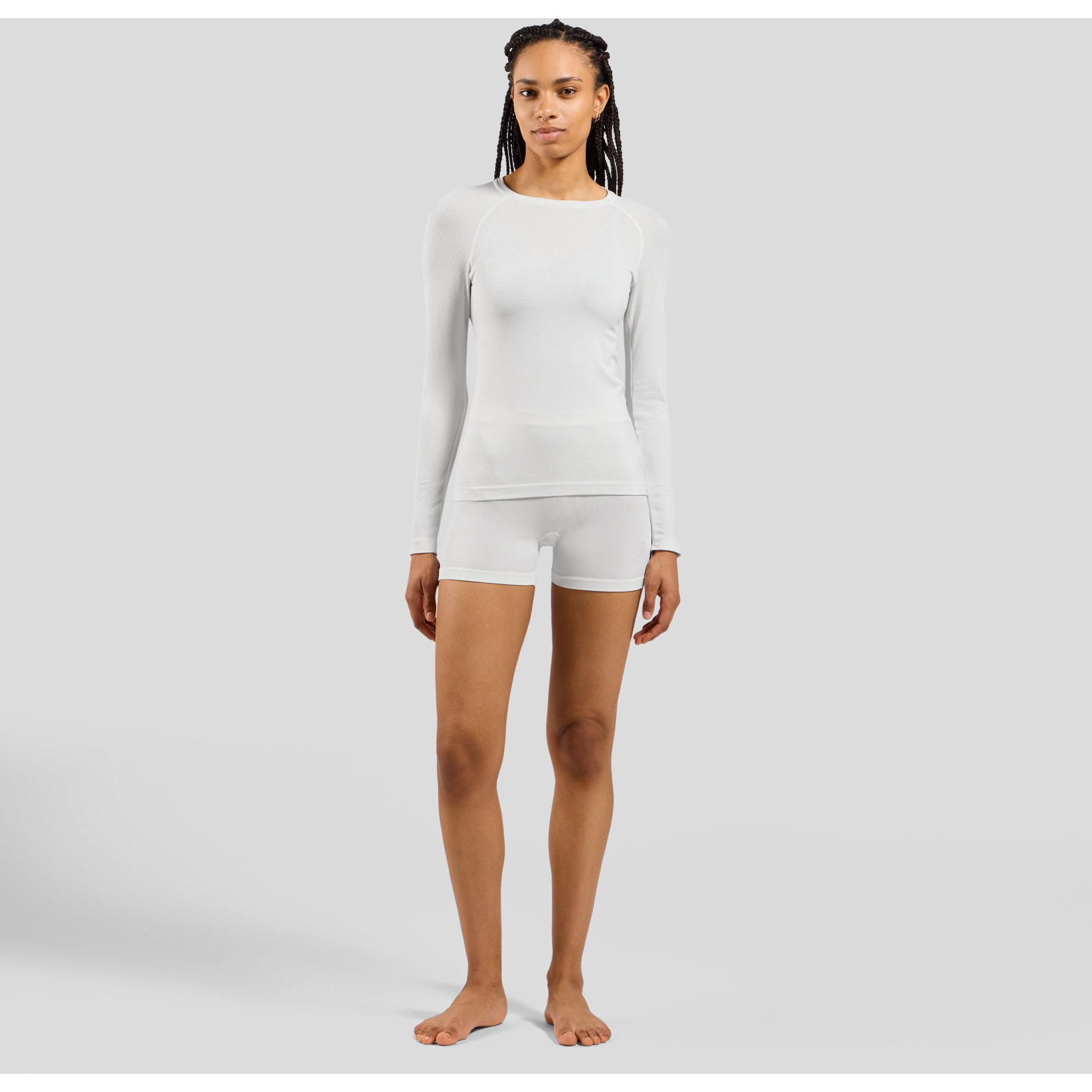 Maglia Termica Odlo Donna Con Zip | Berra Light Maniche Lunghe Poliestere - Foto 3