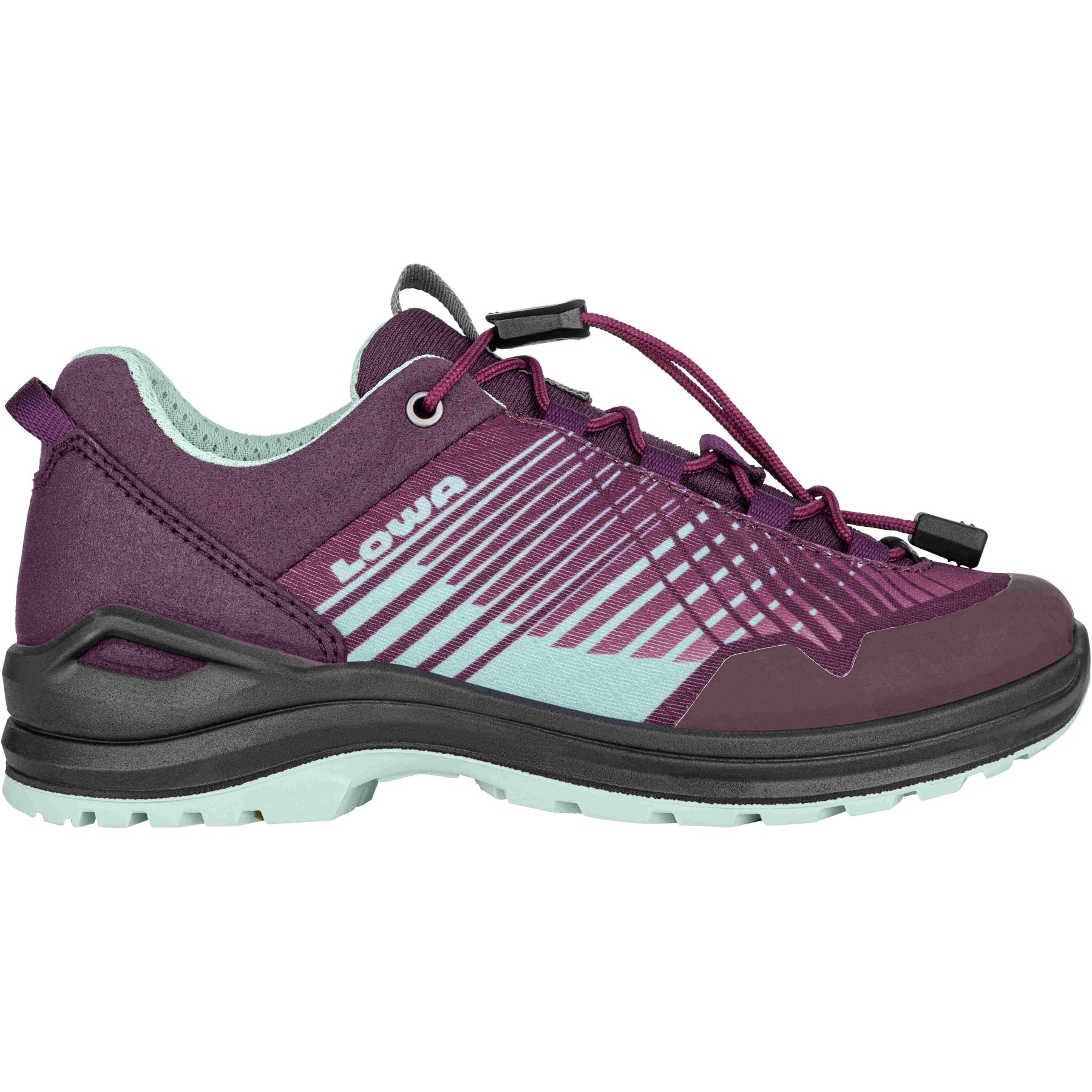Produktbild von LOWA Carezza GTX Lo Junior Wanderschuhe Kinder - rose/arktis (Größe 36-40)