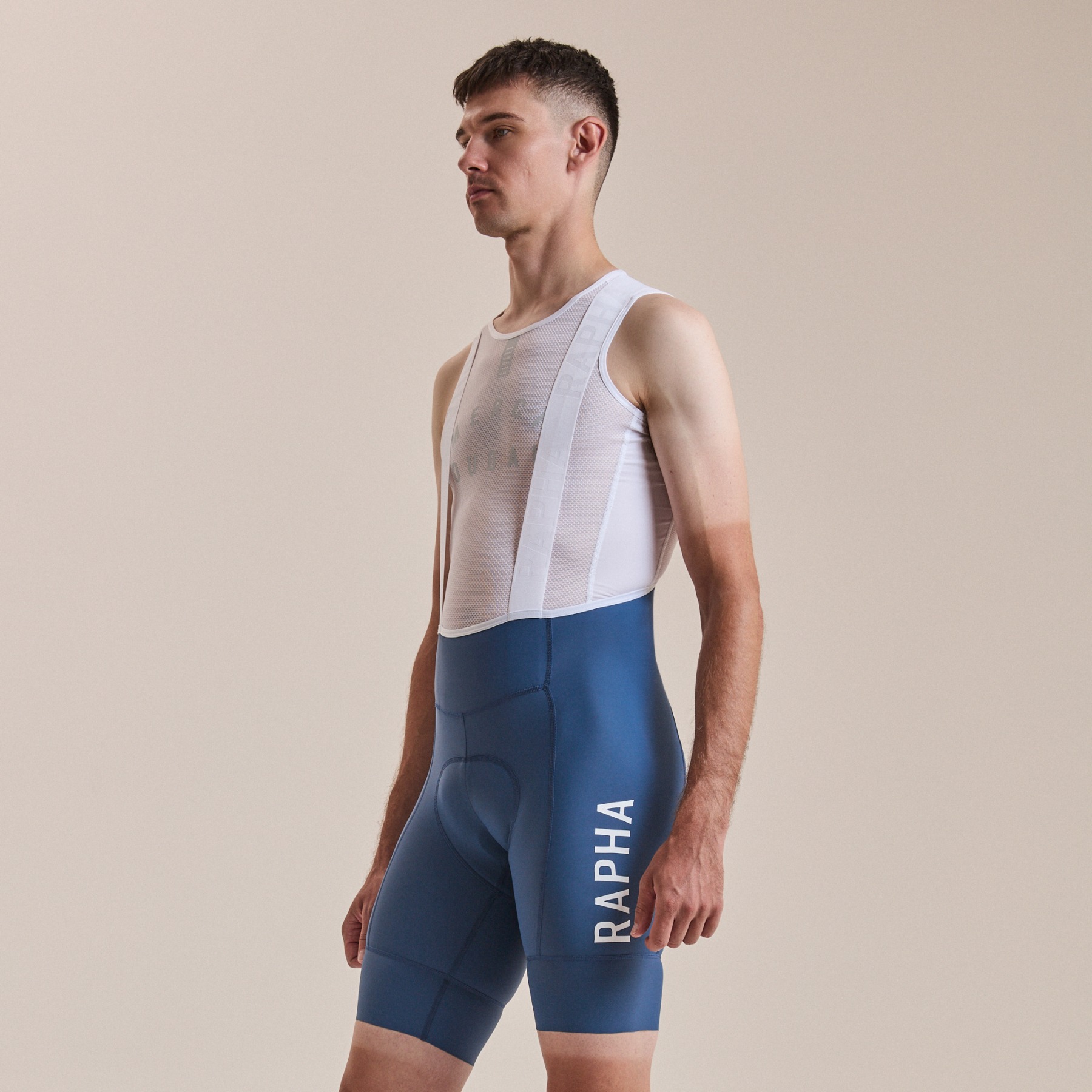 Rapha Pro Team Training Bib Shorts Men - denim blue/white | BIKE24