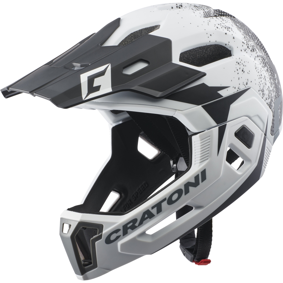 CRATONI C-Maniac 2.0 MX Fullface Helmet - white-black matt