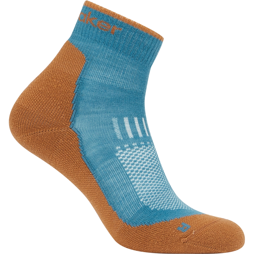 Produktbild von Icebreaker Merino Hike+ Light Socken Mini Herren - Topaz/Trail