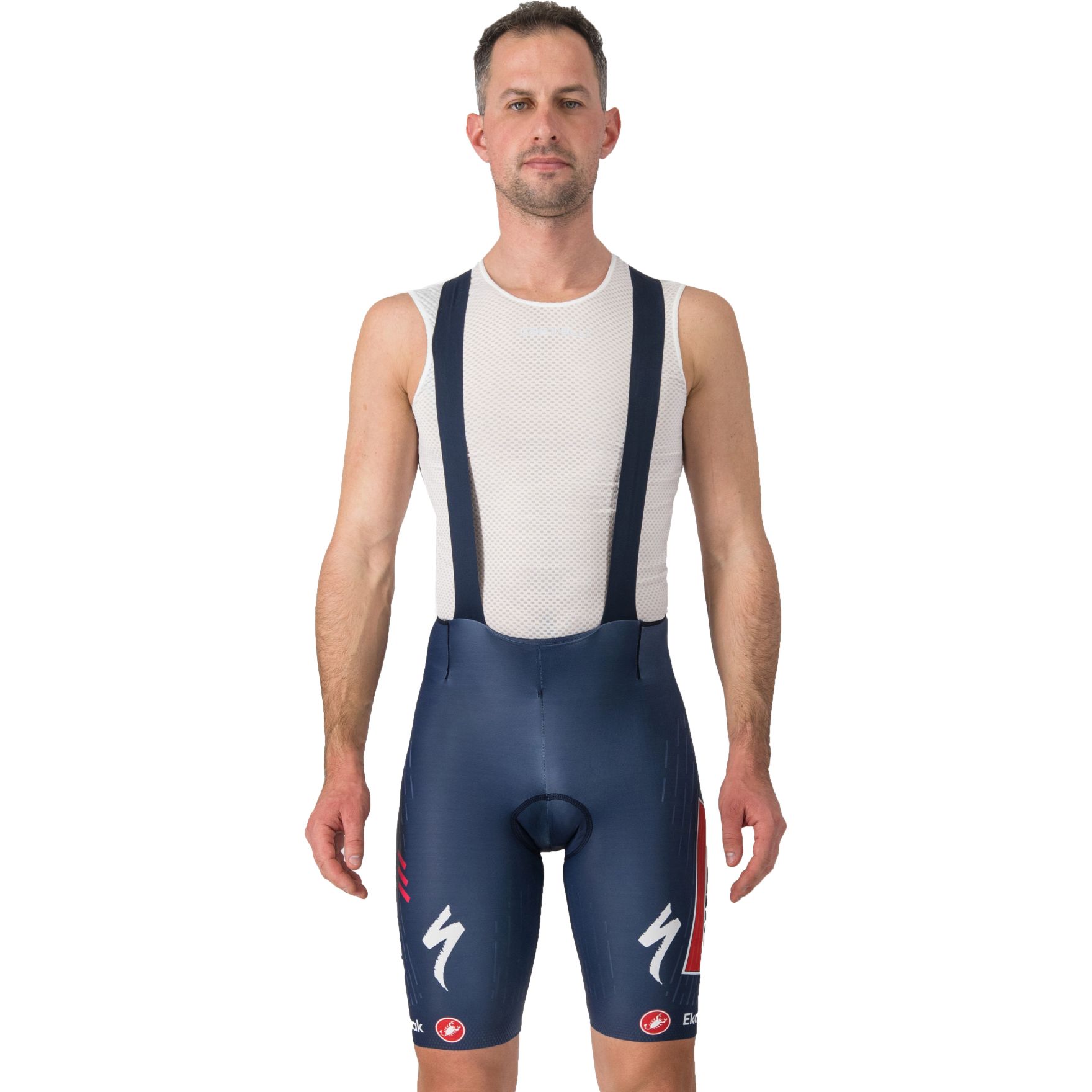 Мужские спортивные шорты Castelli Free Aero Race Team Soudal Quick-Step - belgian blue 424