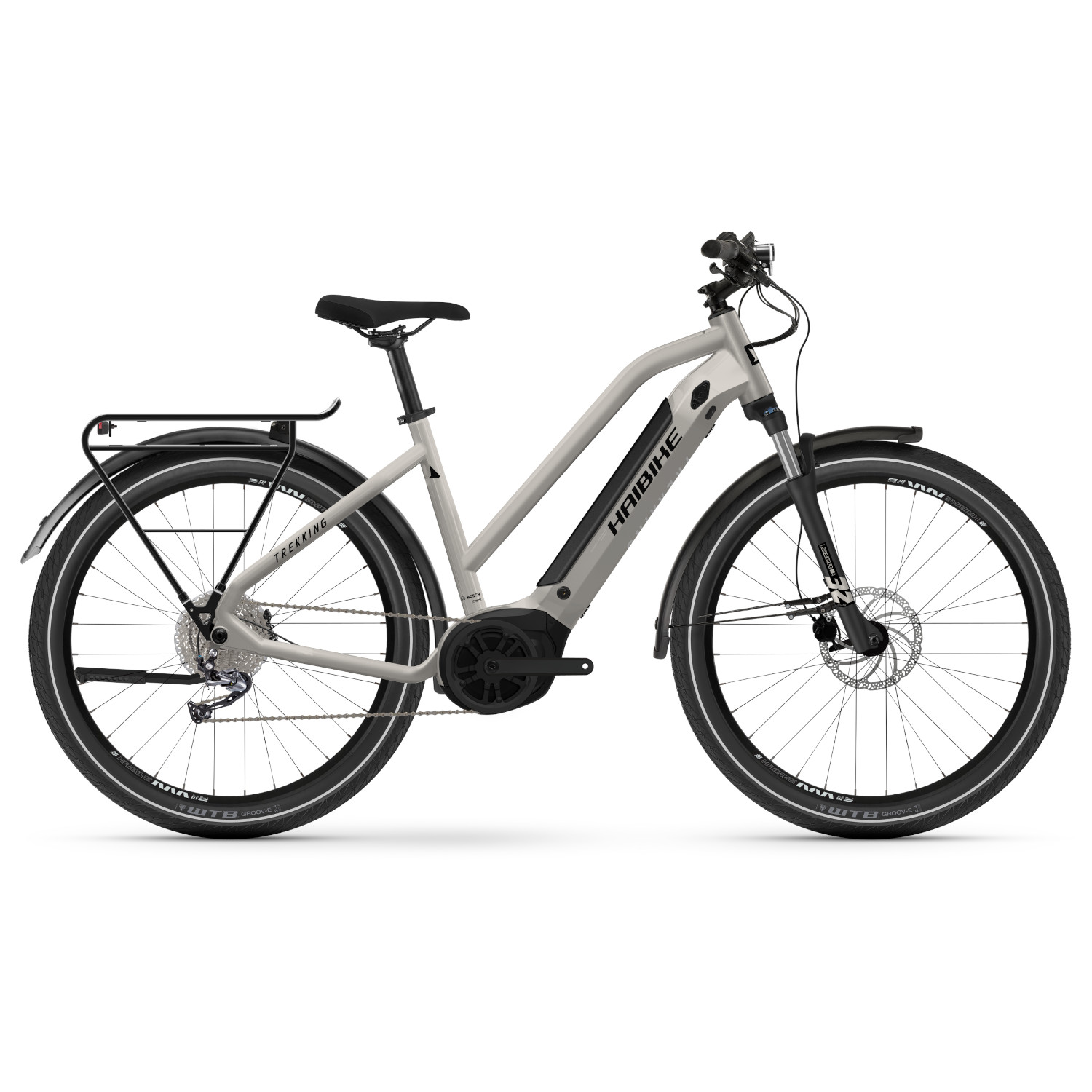 Produktbild von Haibike TREKKING 3 MID 500Wh - 27.5&quot; Damen E-Bike Trekking - 2023 - warm grey/black - gloss