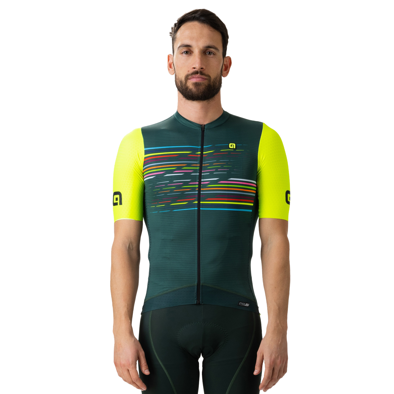 Alé PR.S Logo Short Sleeve Jersey - dark green | BIKE24