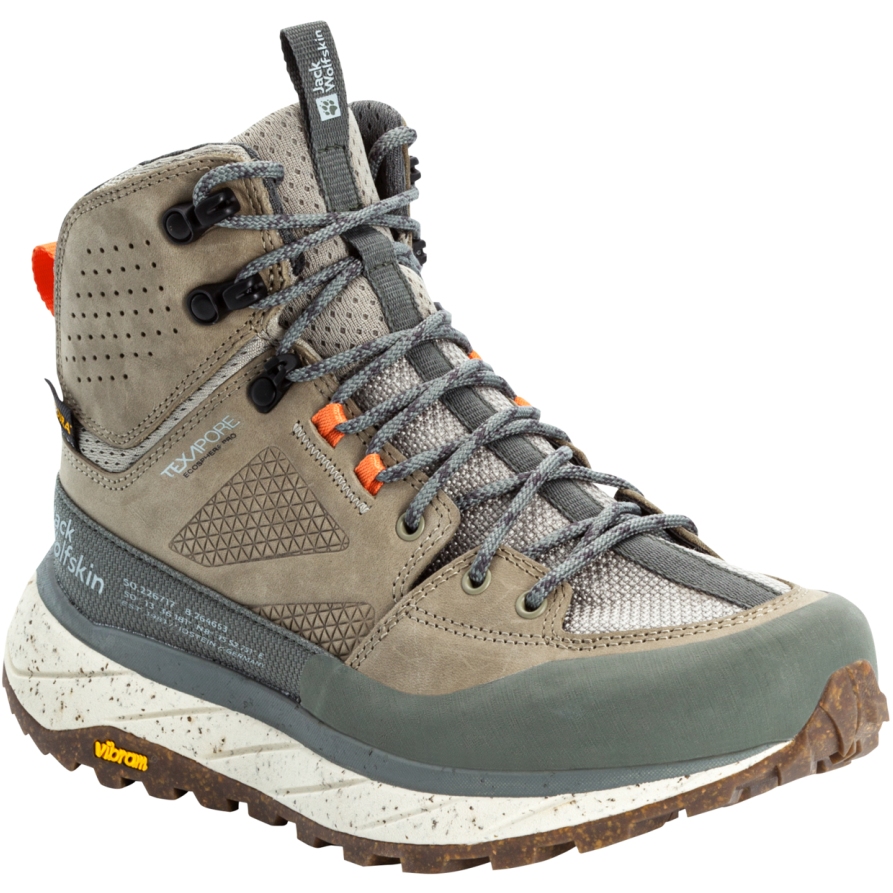 Picture of Jack Wolfskin Terraquest Texapore Mid Hiking Shoes Women - misty green