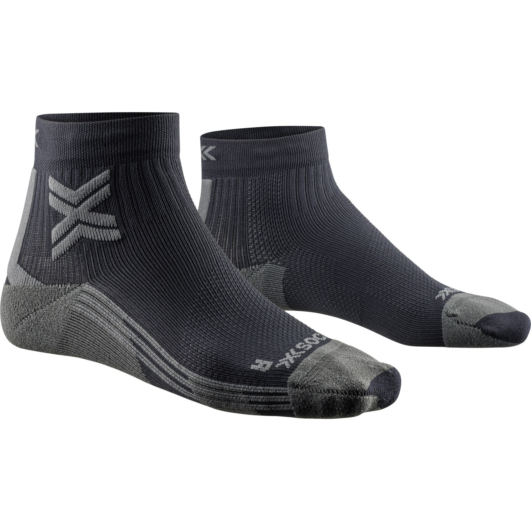 Photo produit de X-Socks Chaussettes Femme - Run Discover Ankle - black/charcoal